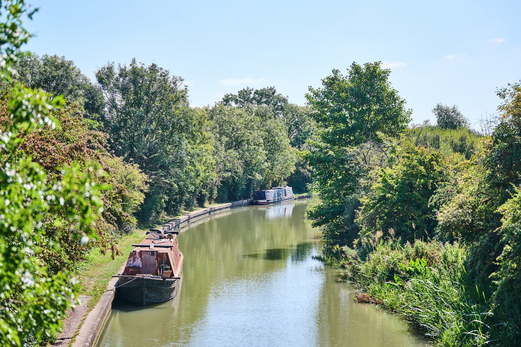 Enjoy countryside walks along the canal