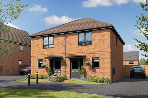 2 bedroom semi-detached