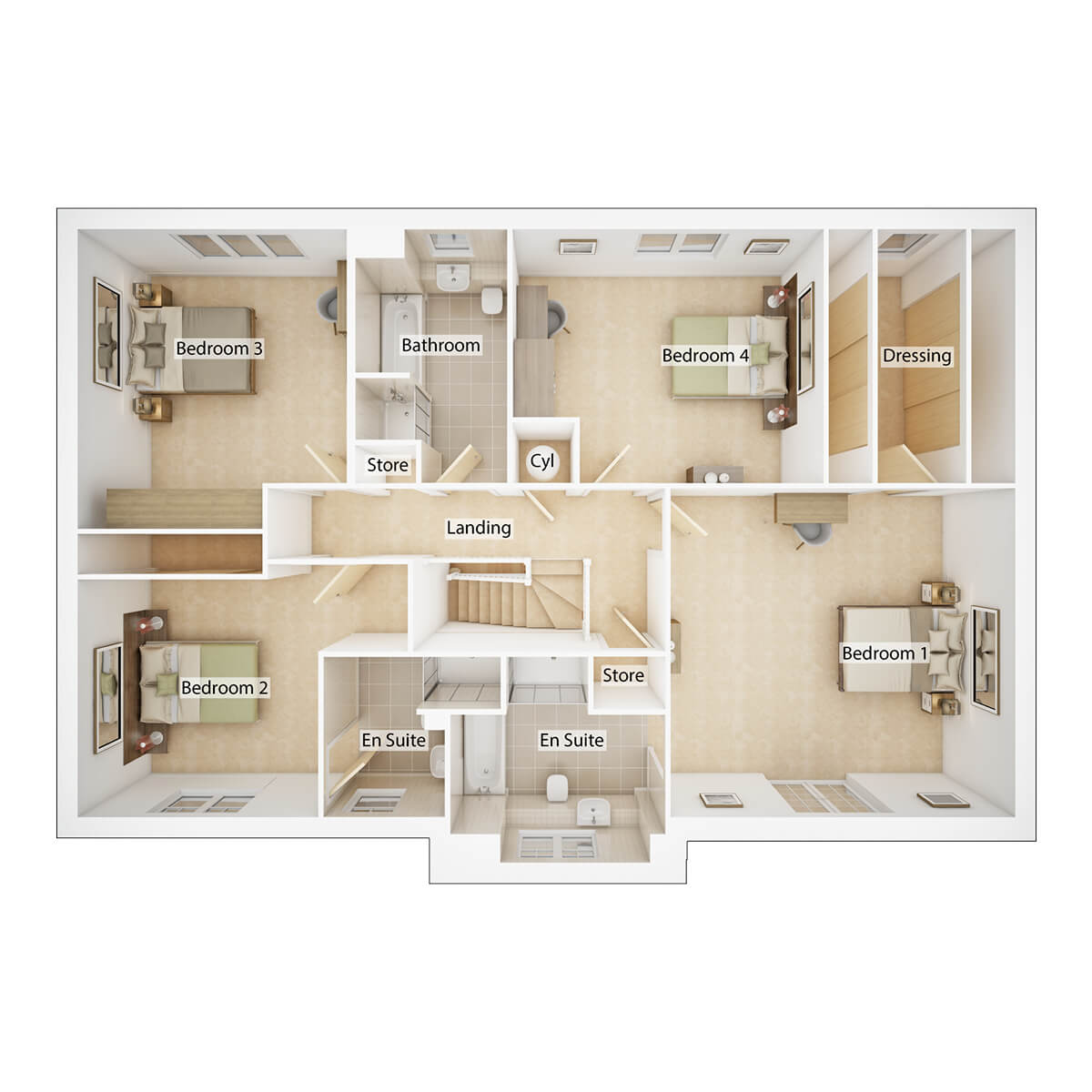 Taylor Wimpey The Buchanan First Floor