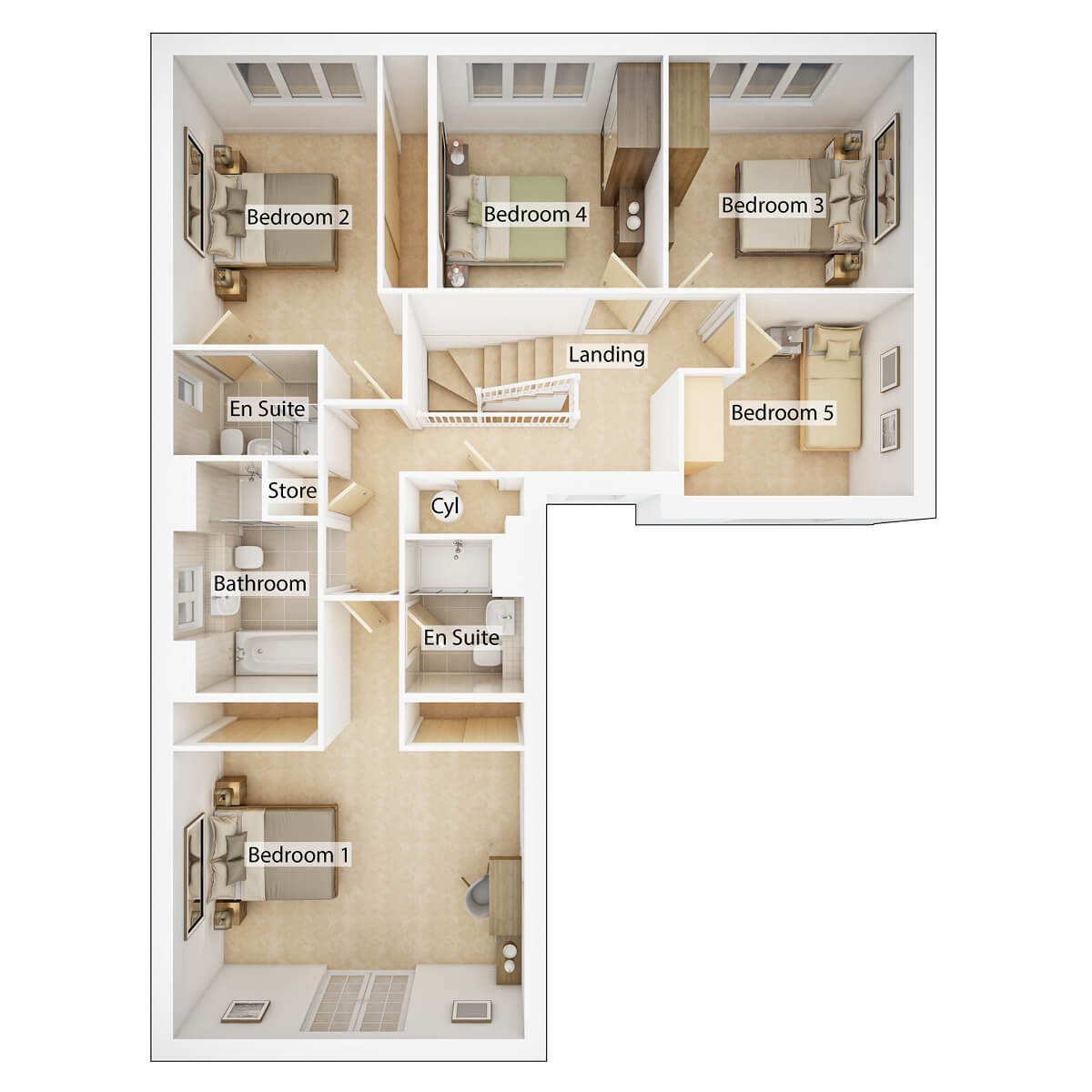 Taylor Wimpey the Cameron first Floor