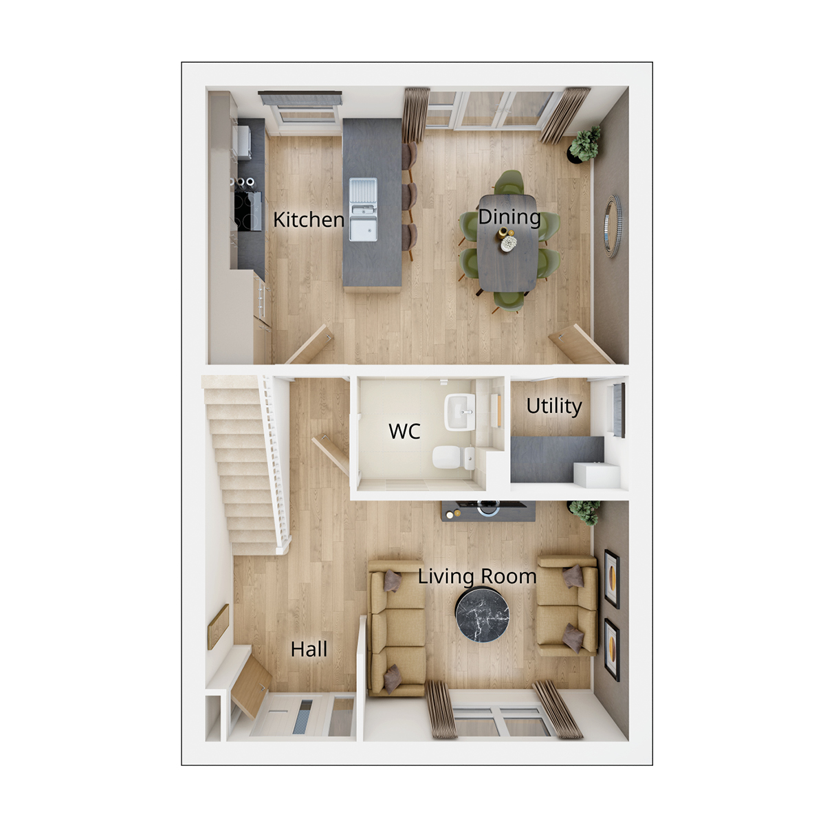 The Ayleford Ground Floor Plan