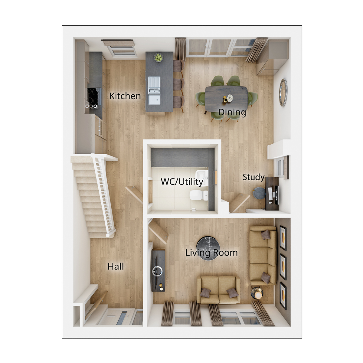The Colford Ground Floor Plan