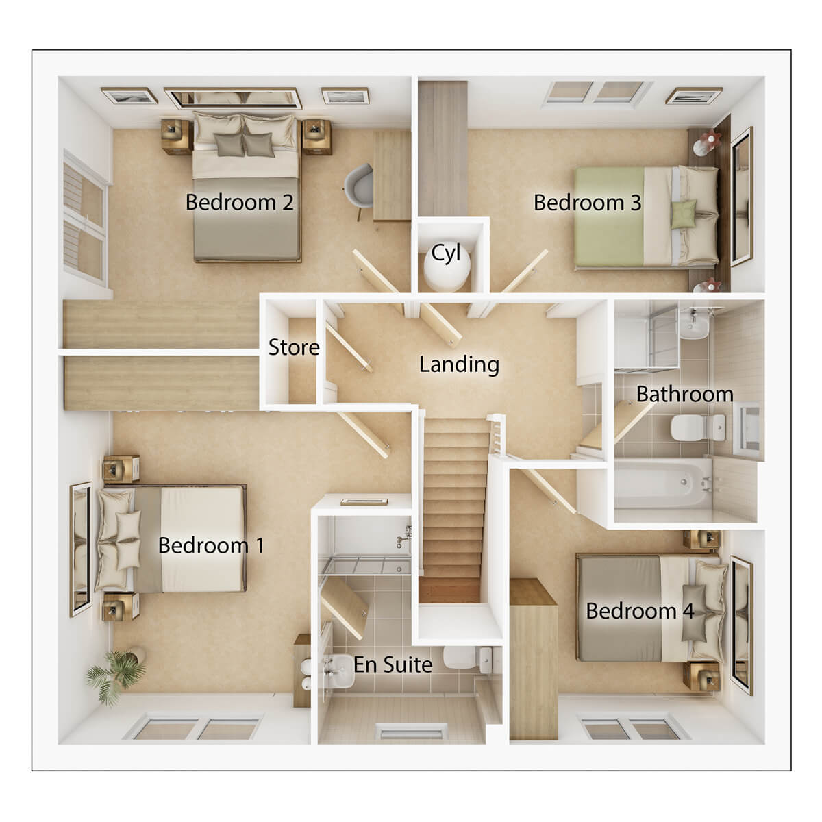 Taylor Wimpey Hughes Second Floor 