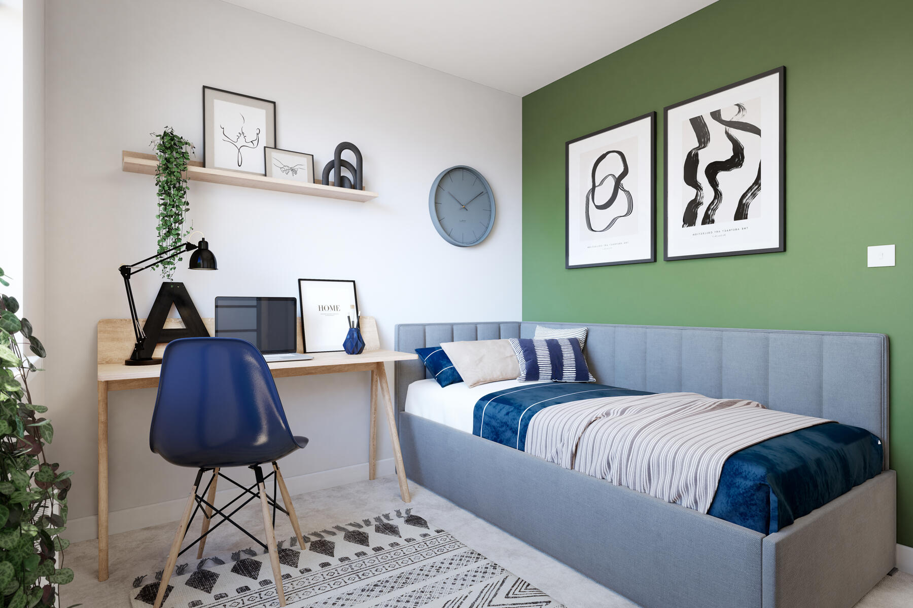 Bedroom 4 could also work well as a home office