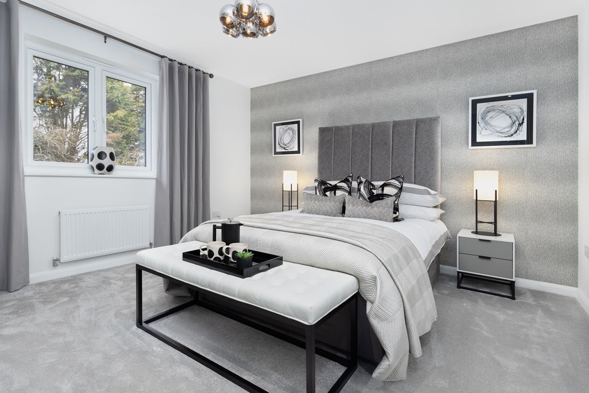 Bedroom 1 of the Andrew home