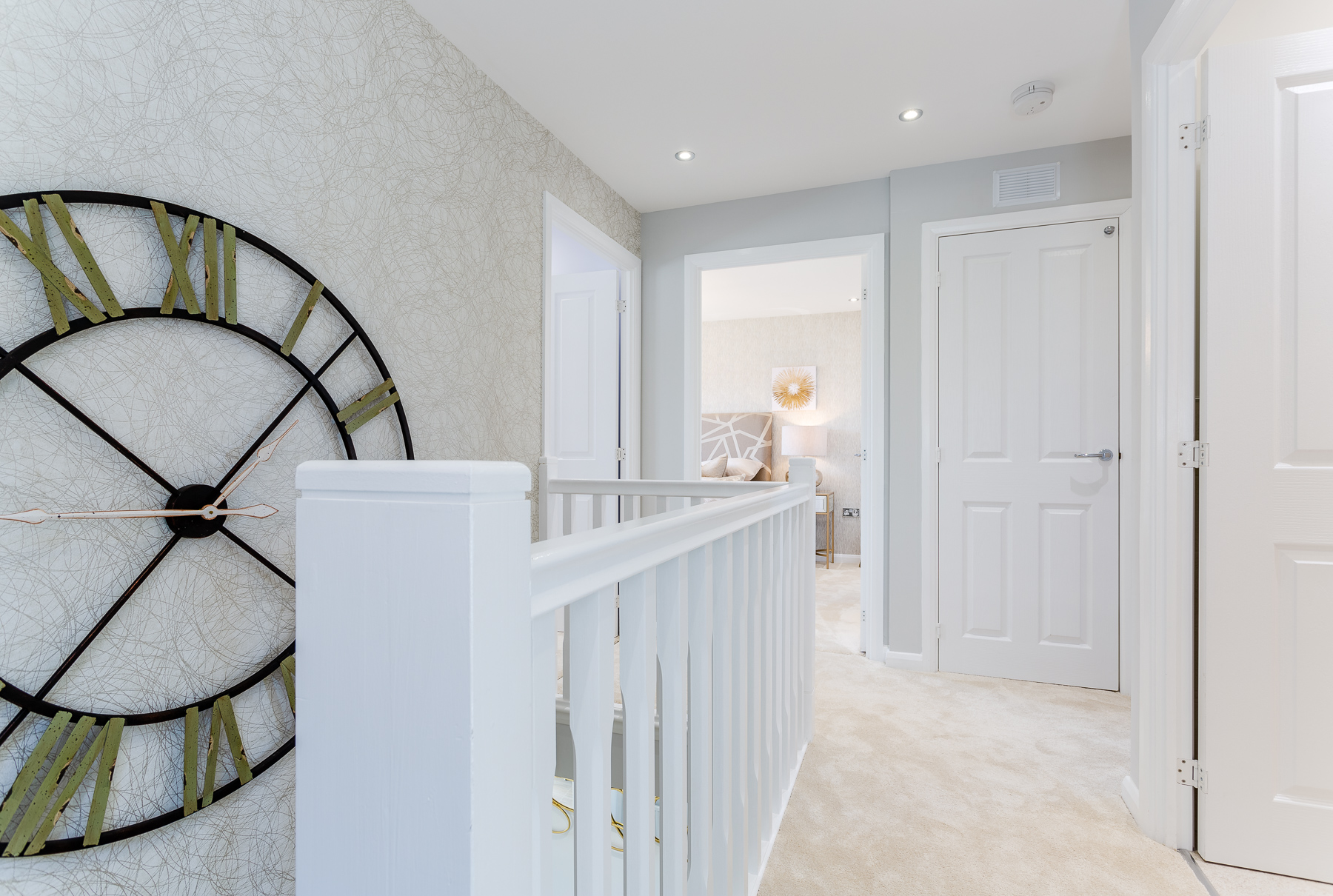 The landing in the Douglas home