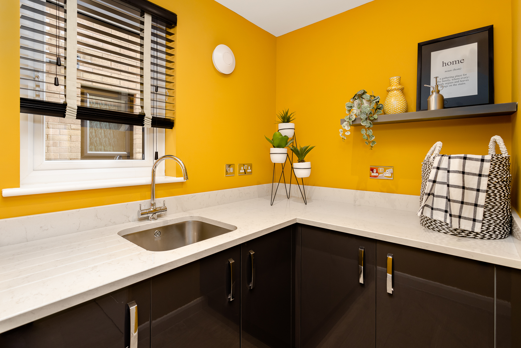Utility room in the Stewart home