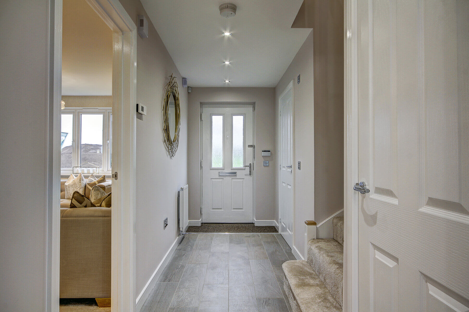 The hallway in the Wallace 