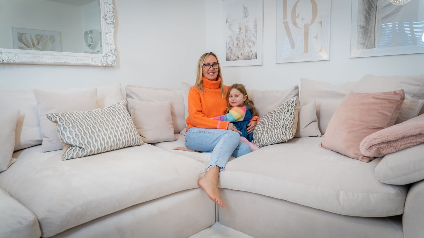 Adele Dargavel testimonial living room