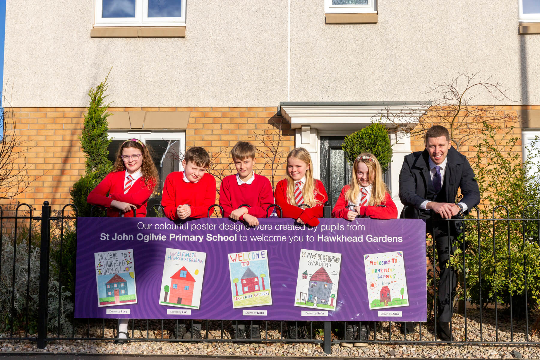 Hawkhead Taylor Wimpey design a flag competition community