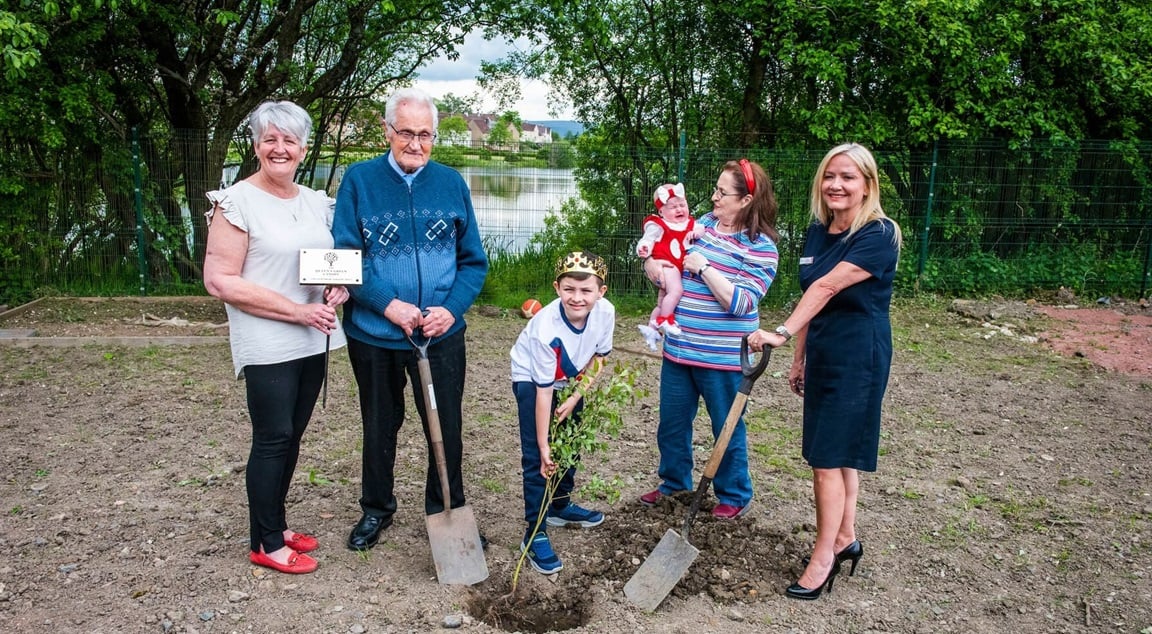 Taylor Wimpey Meadowside Glenboig Jubilee weekend Glenboig development trust