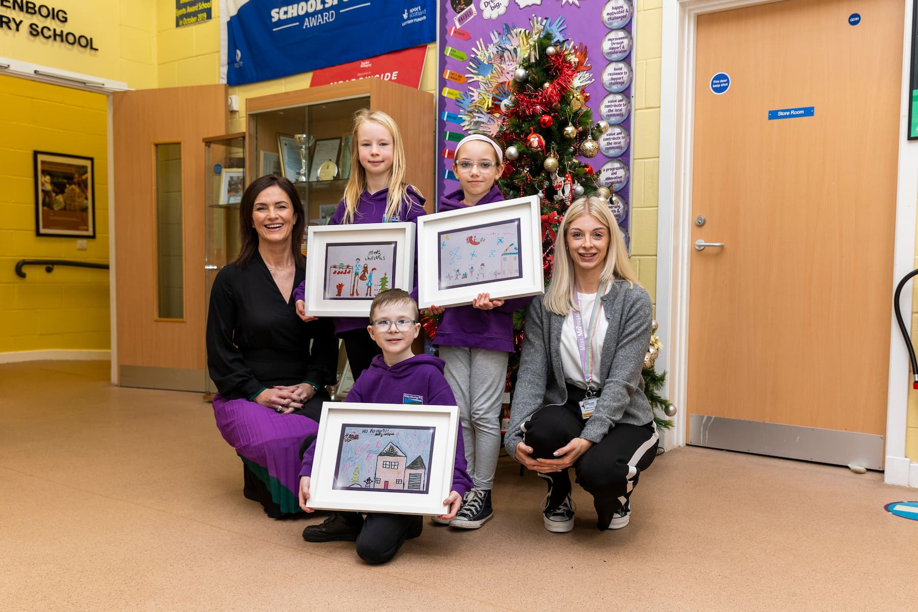 Glenboig Primary Christmas card