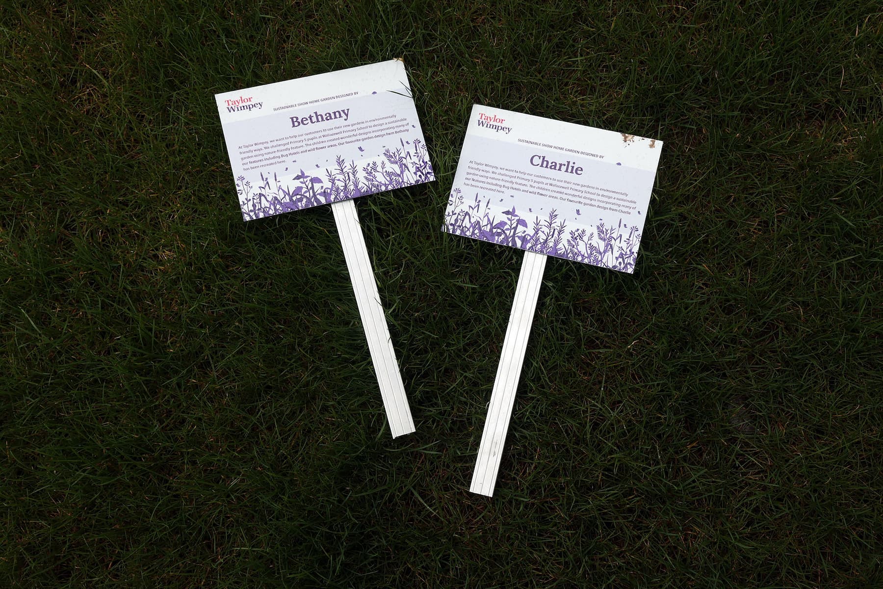Garden - name plaques