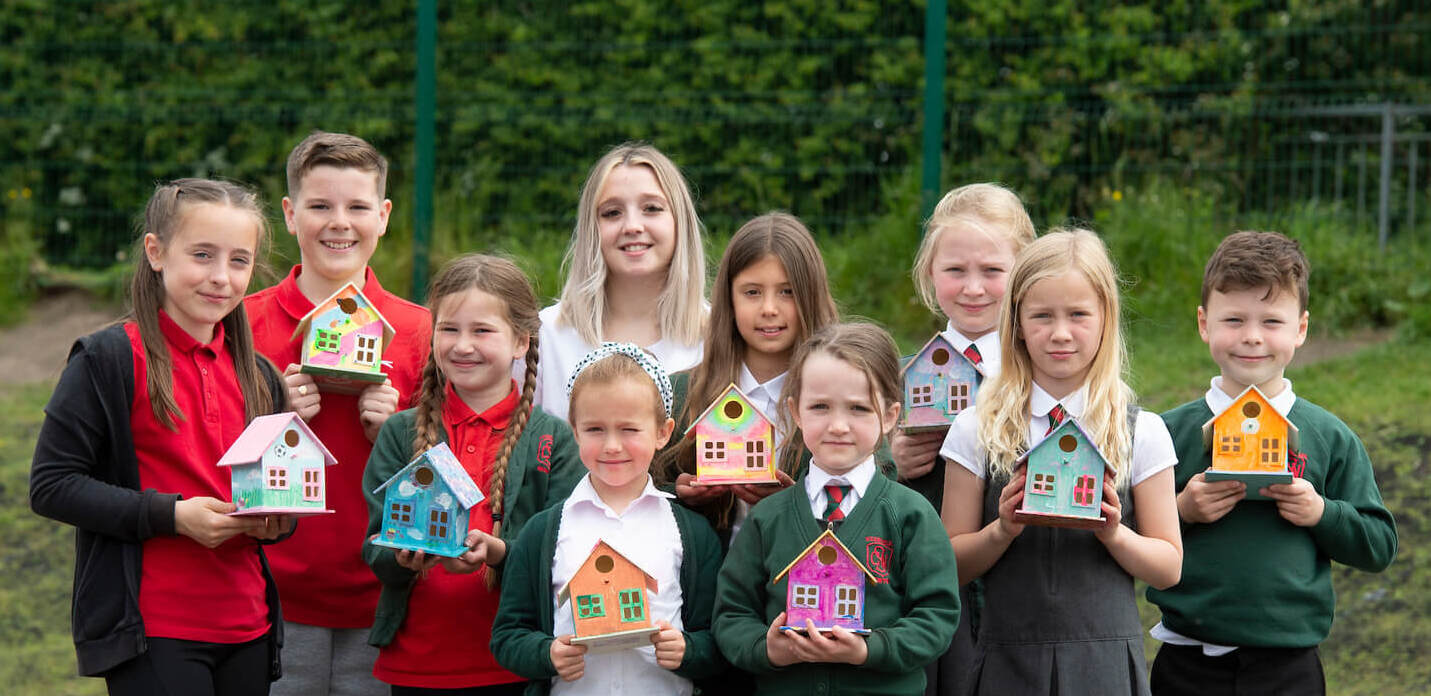 Taylor Wimpey Newton Farm Cambuslang sustainability St Charles Primary School