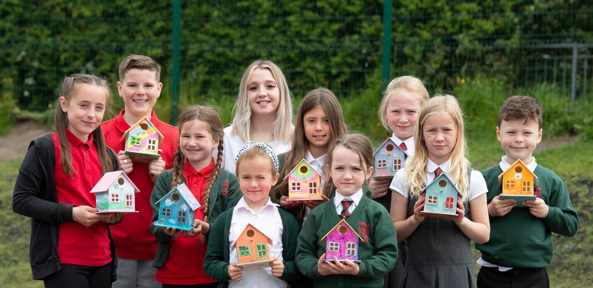 Taylor Wimpey Newton Farm Cambuslang sustainability St Charles Primary School