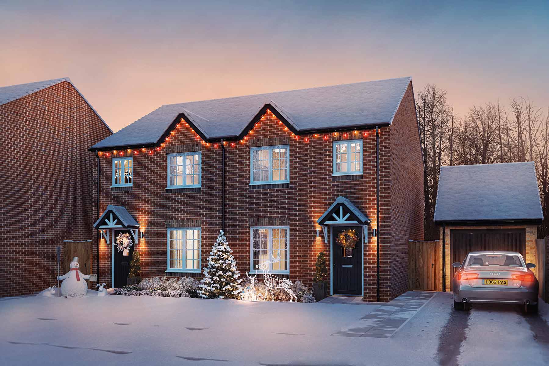 Artists impression of the Gosford in Winter