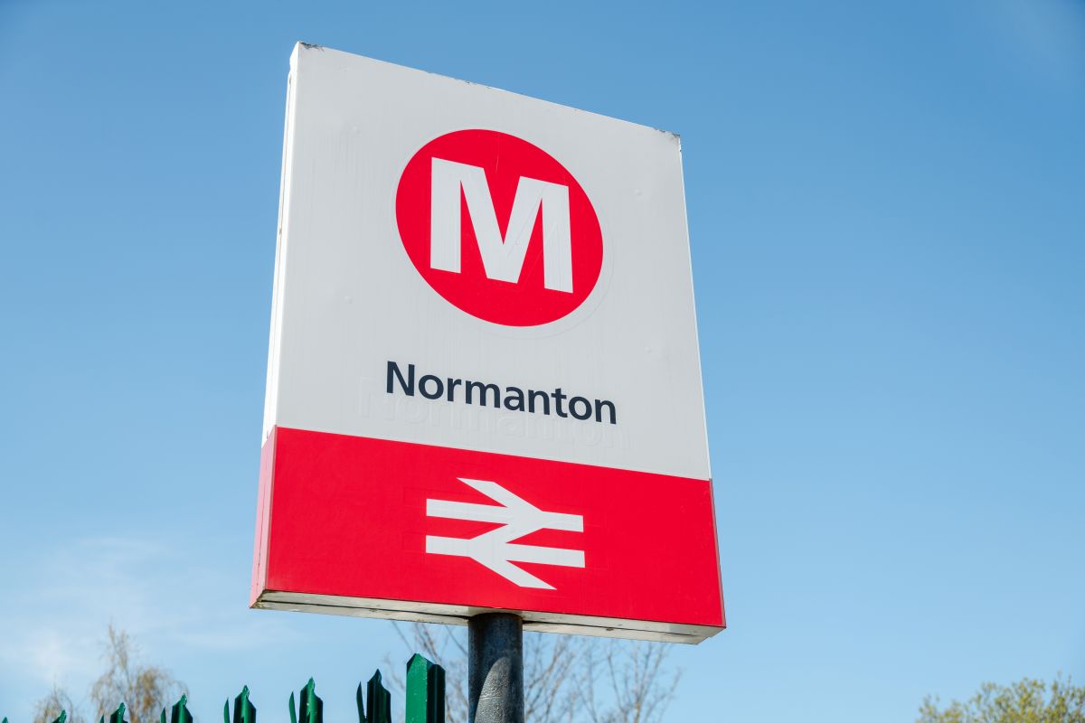 Normanton Train Station is just a five minute walk away