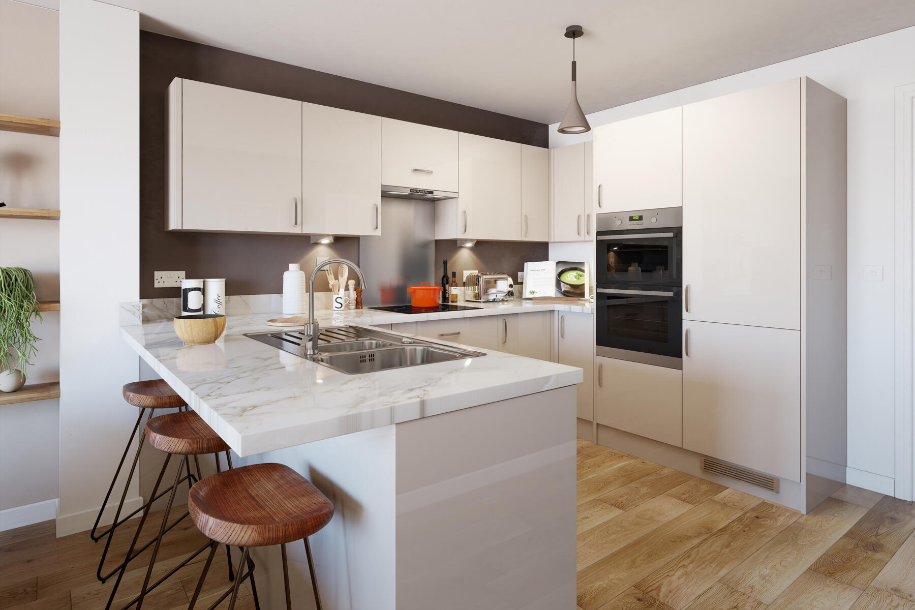 With modern living carefully considered in every home