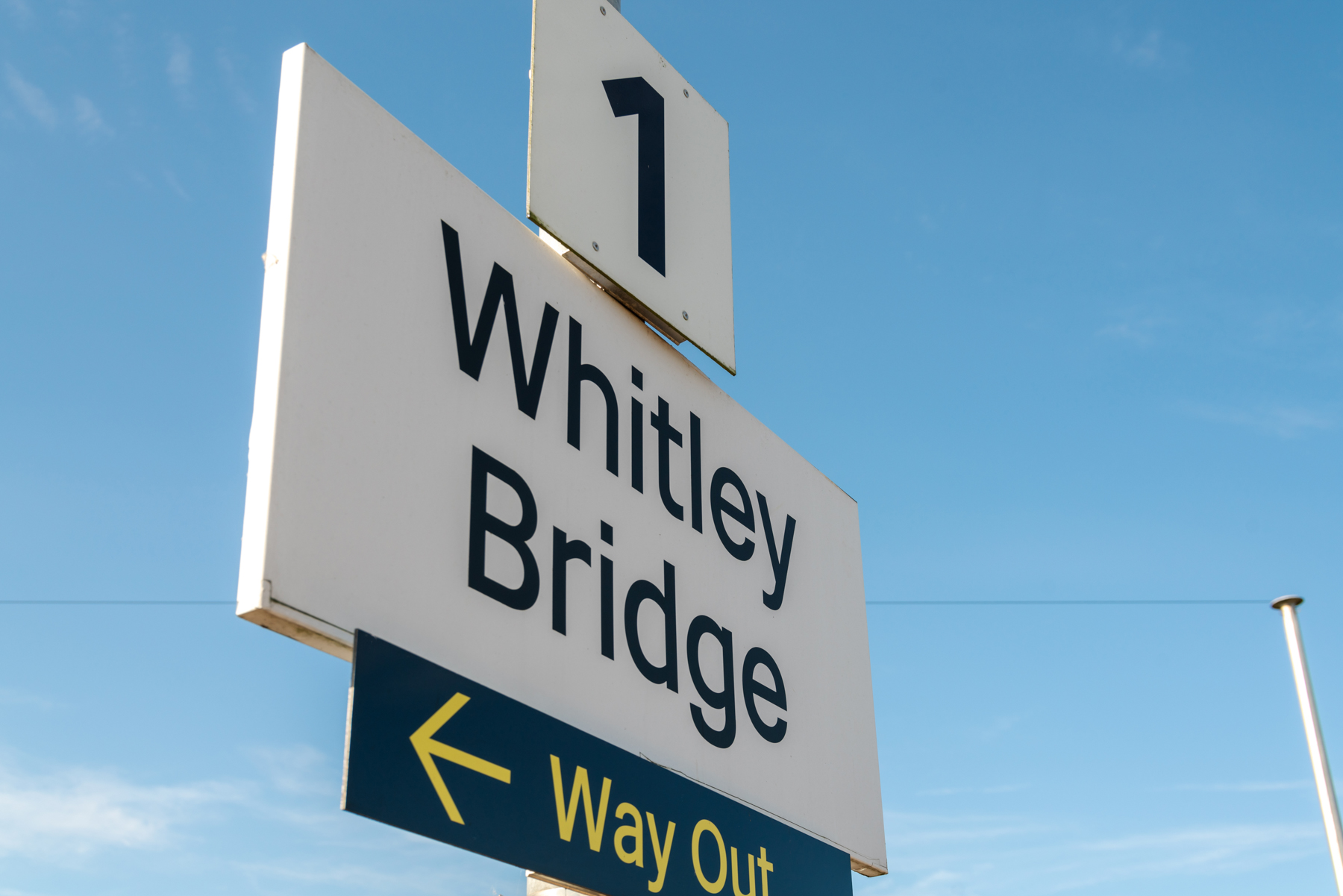 Whitley Bridge train station is just a five minute walk away