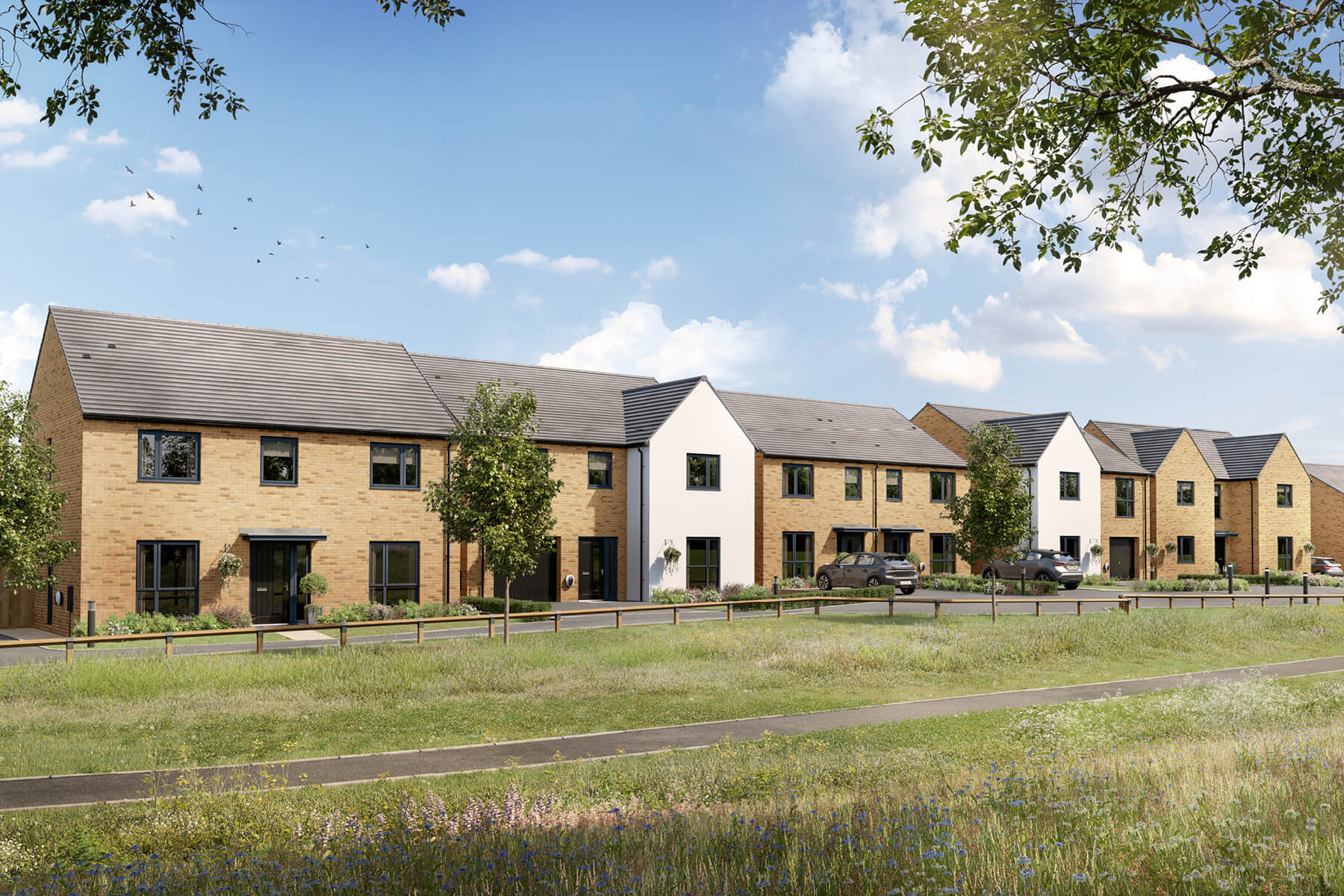 A new development of 1, 2, 3 & 4 bedroom homes