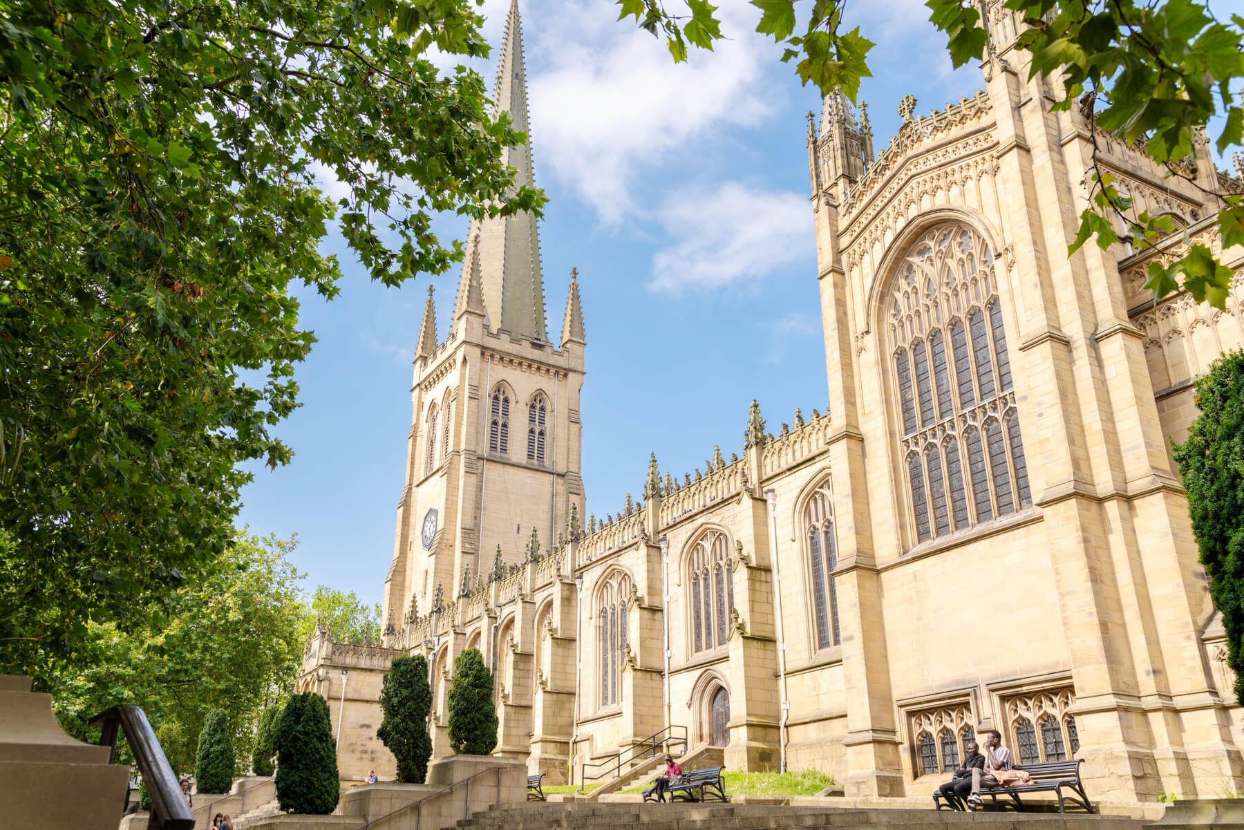Wakefield city centre is just a stone's throw away