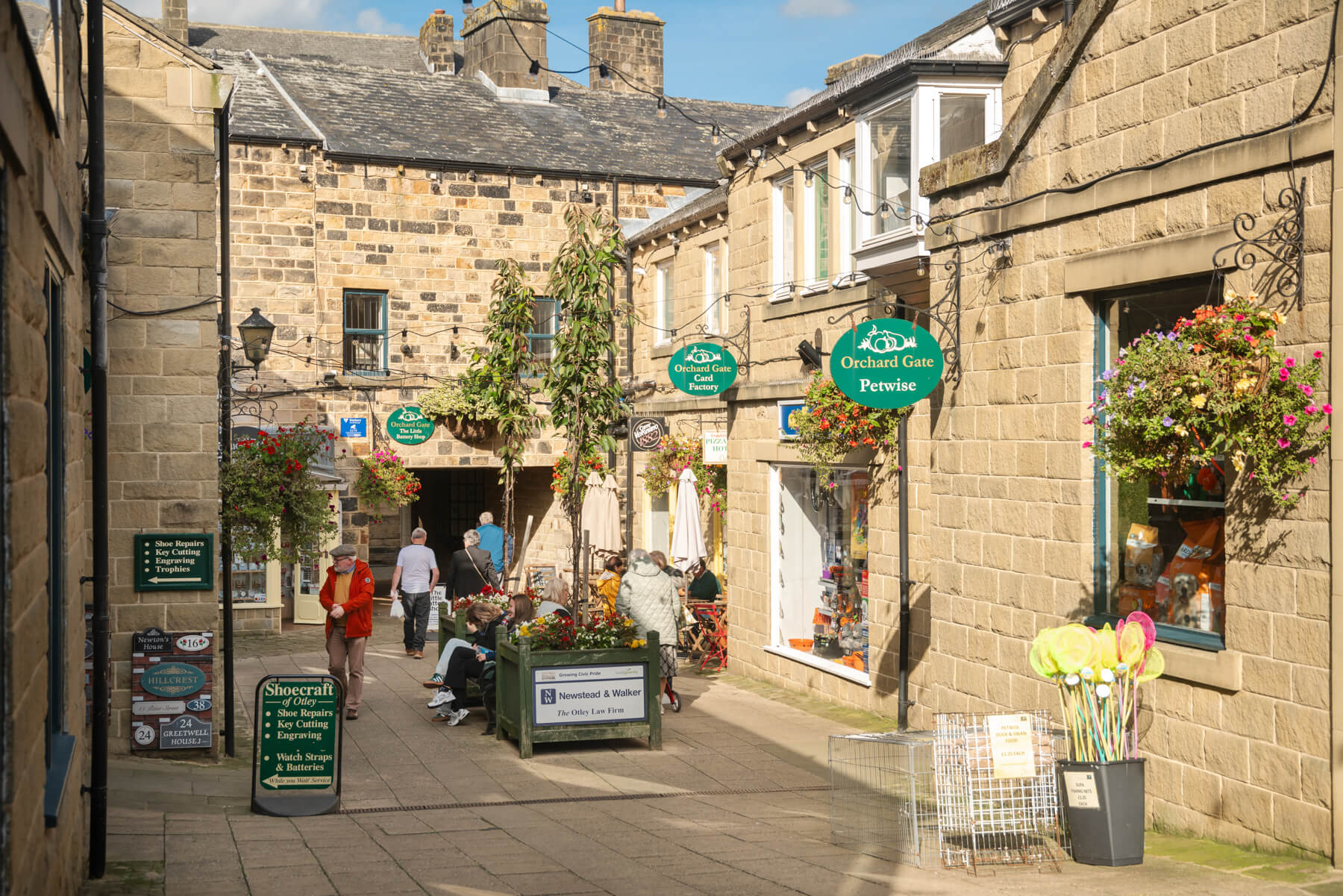 Nearby Otley is offers a range of shops, restaurants and cafes