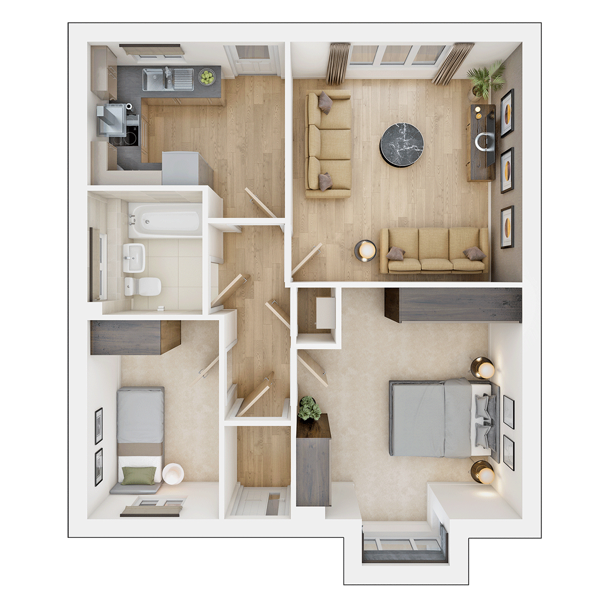 Floorplan of the Foxdale