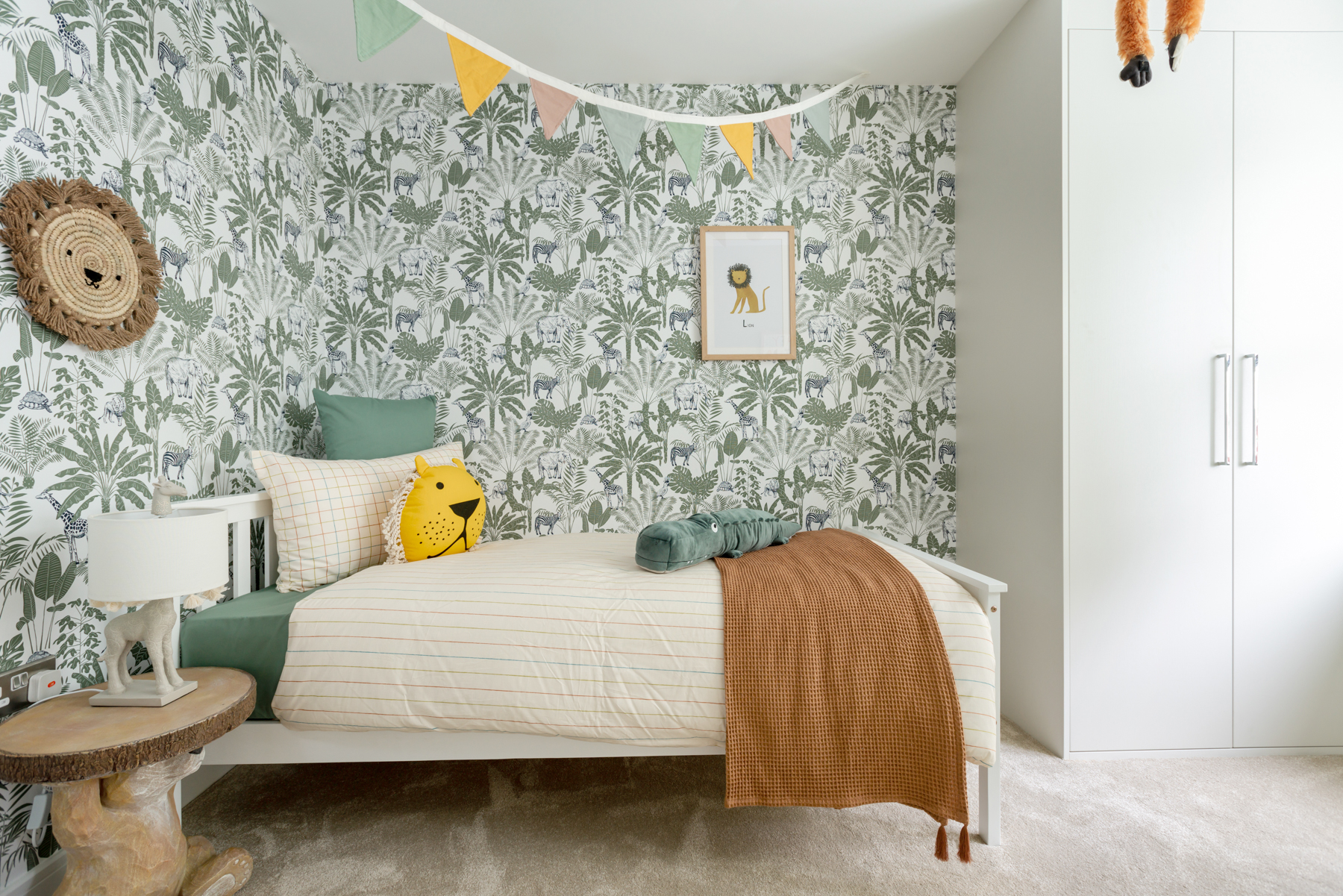 The third bedroom is ideal for children or as a home office