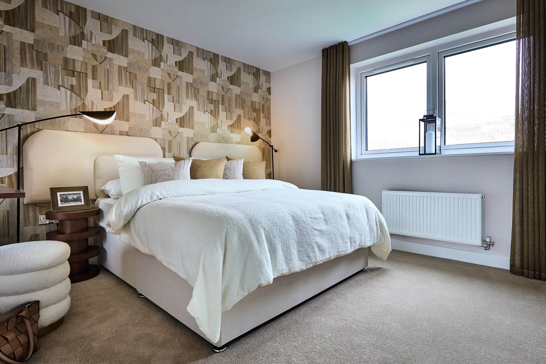 Bedroom 2 is large enough for a double bed and optional storage