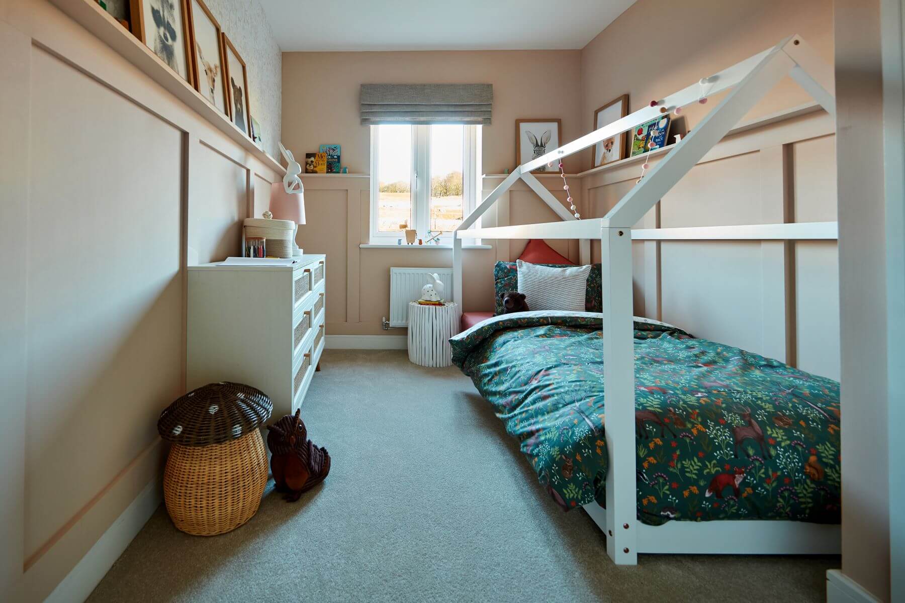 Bedroom 4 is well proportioned and perfect as a nursery of single bedroom