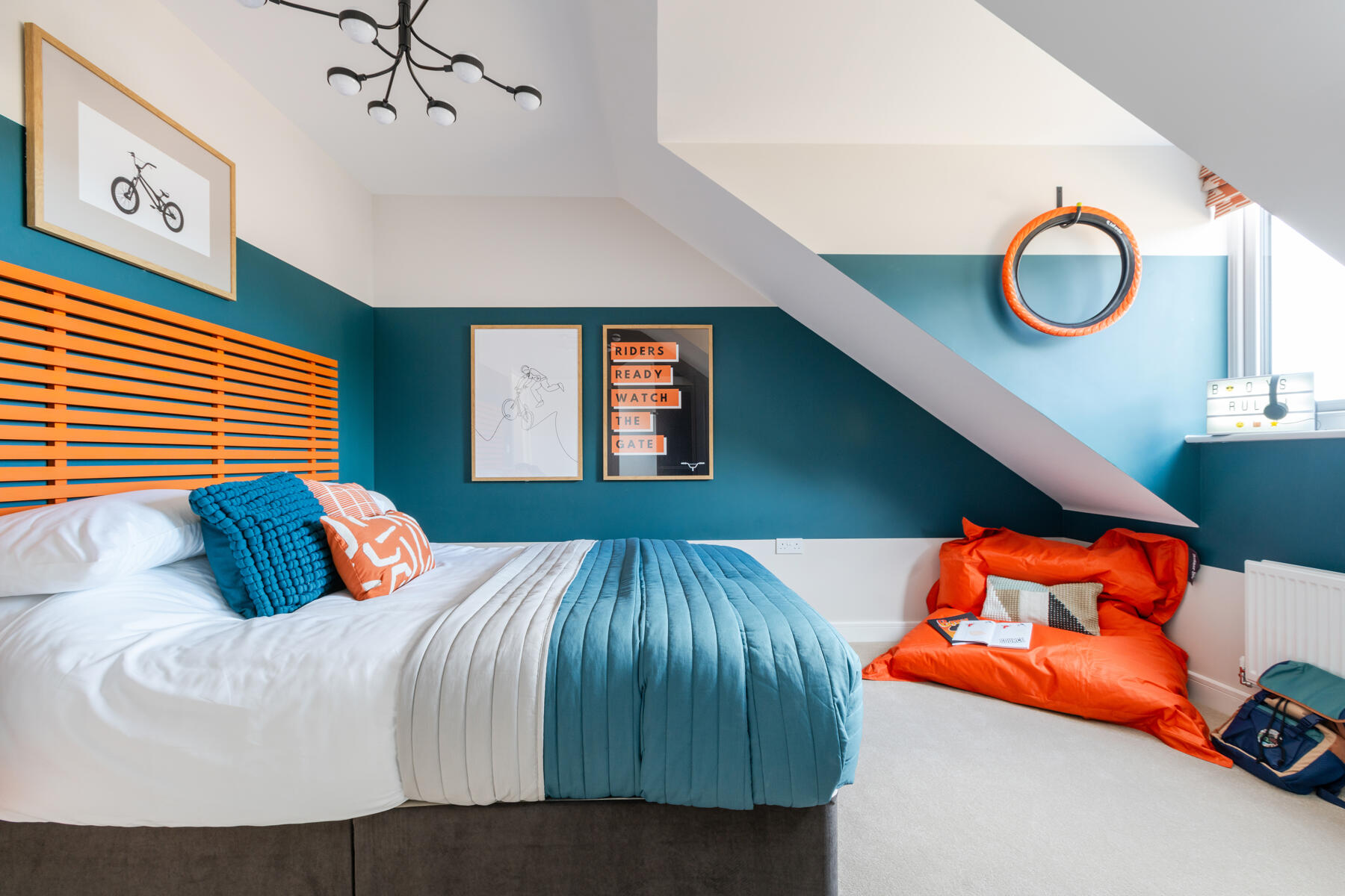 A large third bedroom benefits from plenty of natural light