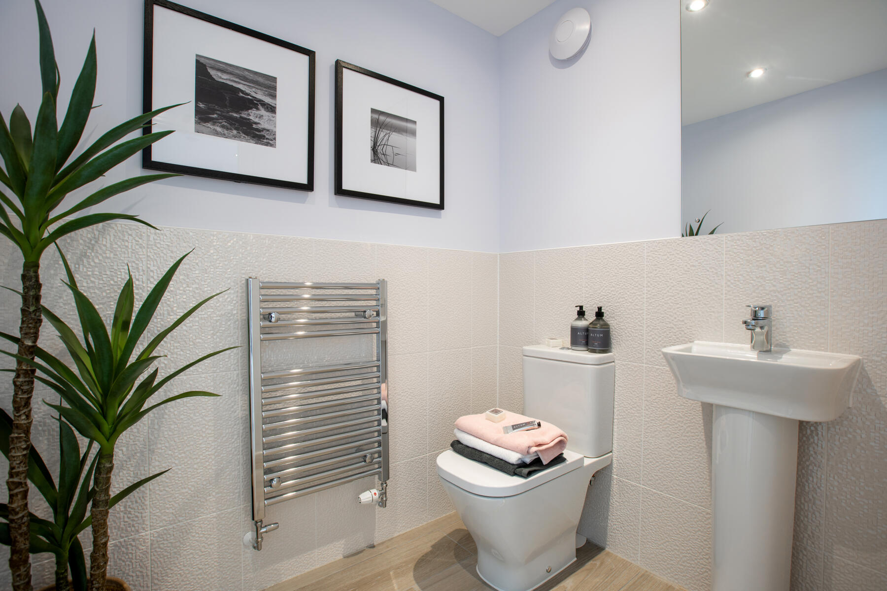 A convenient downstairs toilet is located off the hallway