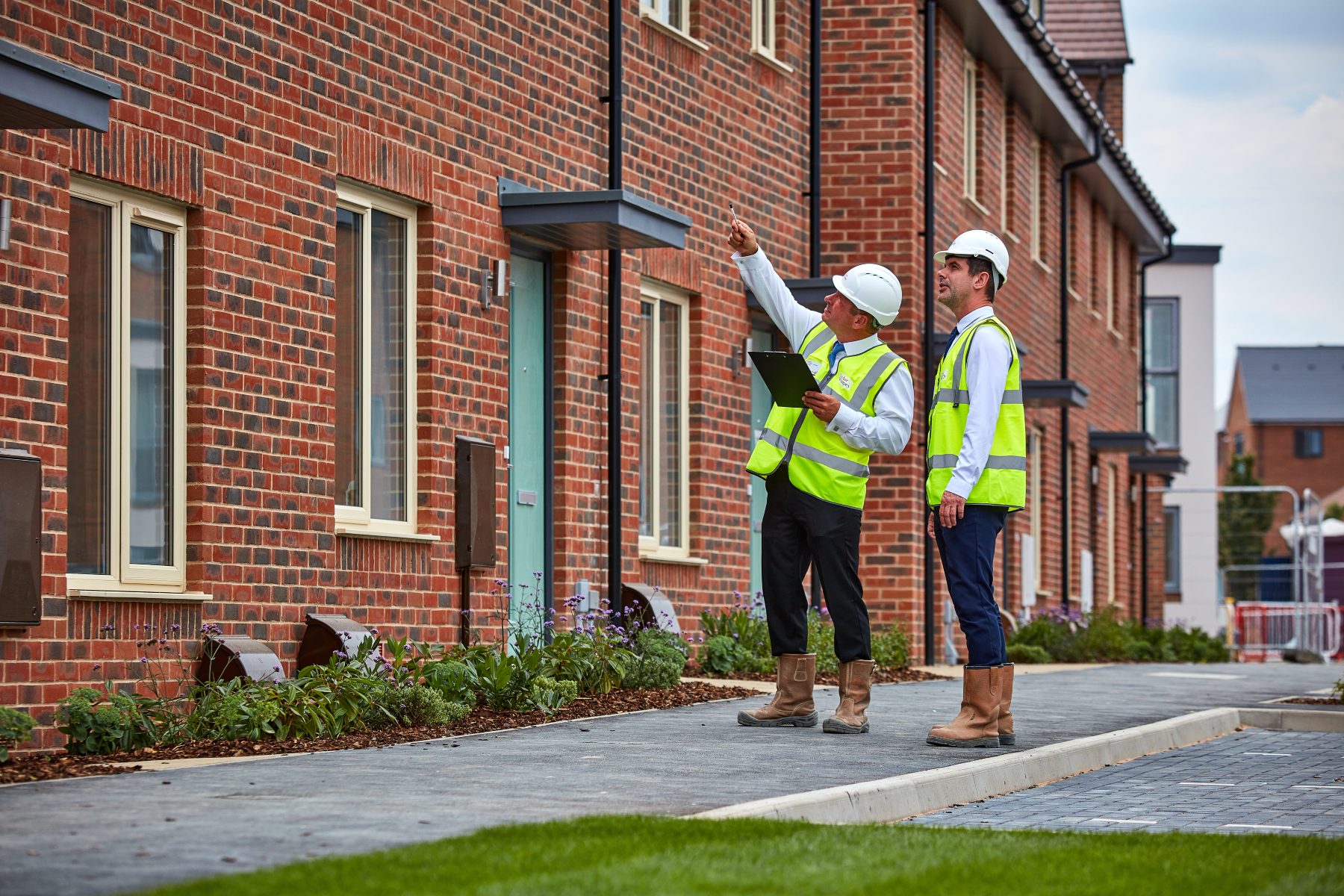 Taylor Wimpey employees on site