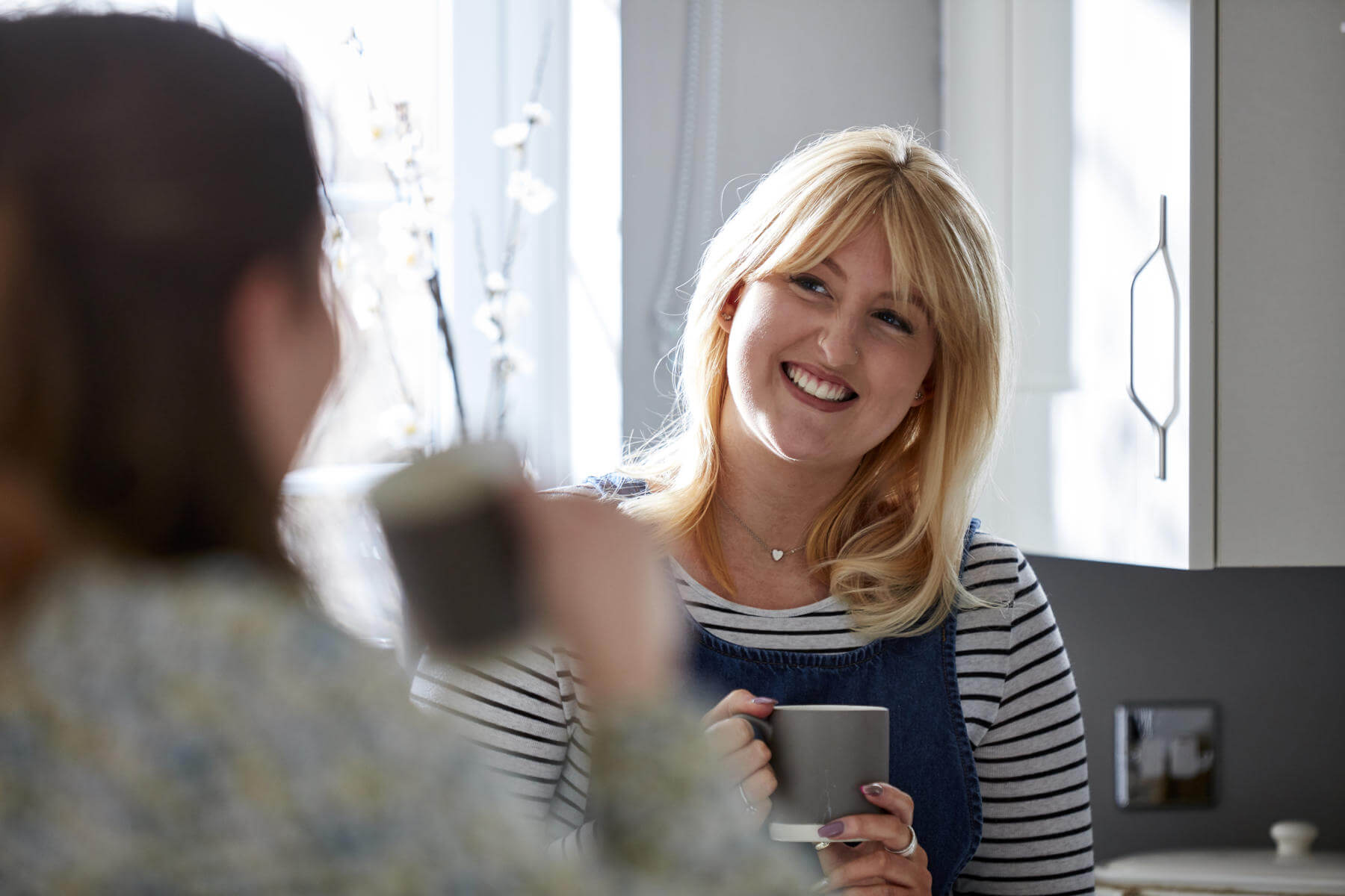 Customer and her friend