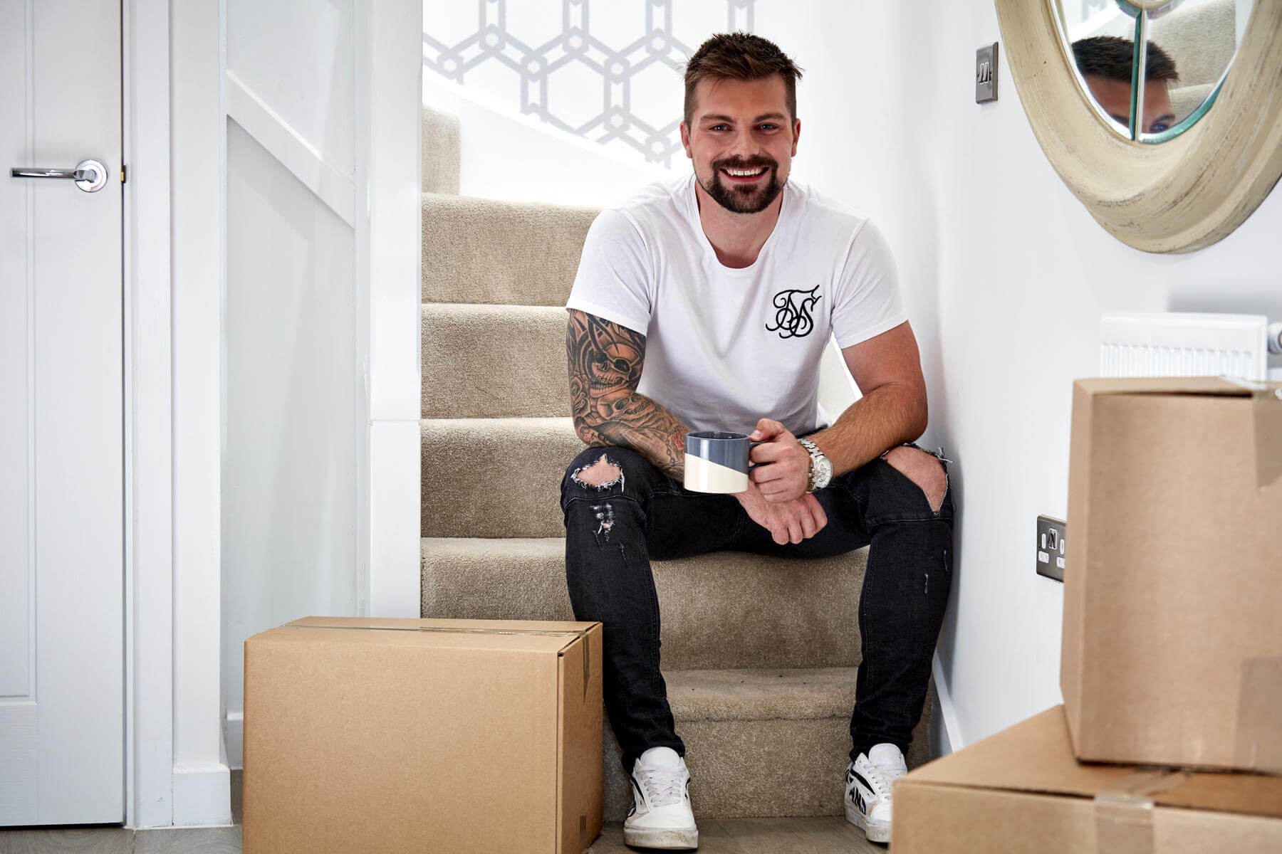 Moving in day for customer