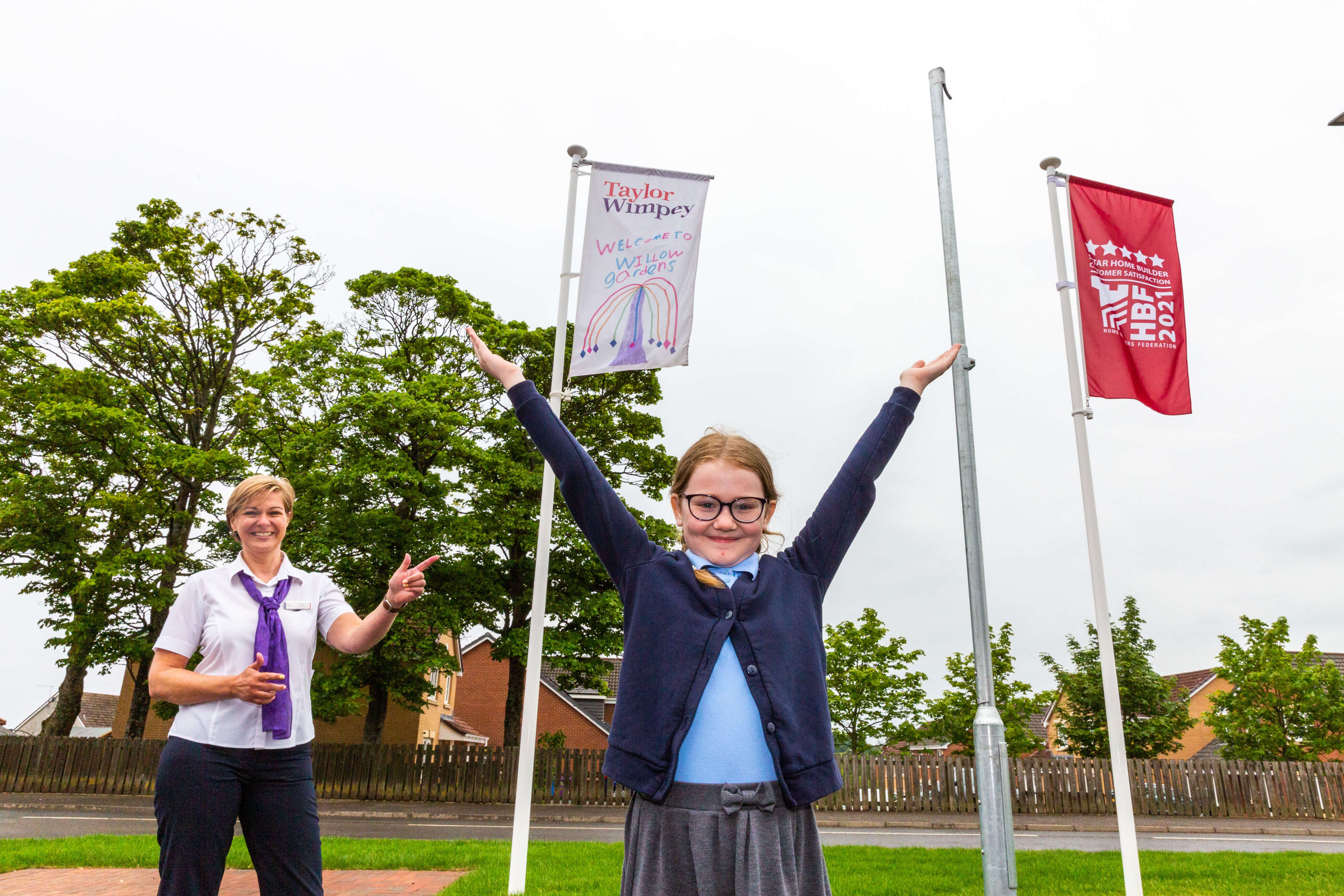 Winner of flag competition
