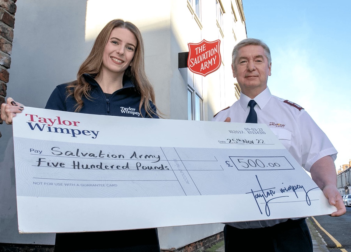 Salvation Army donation
