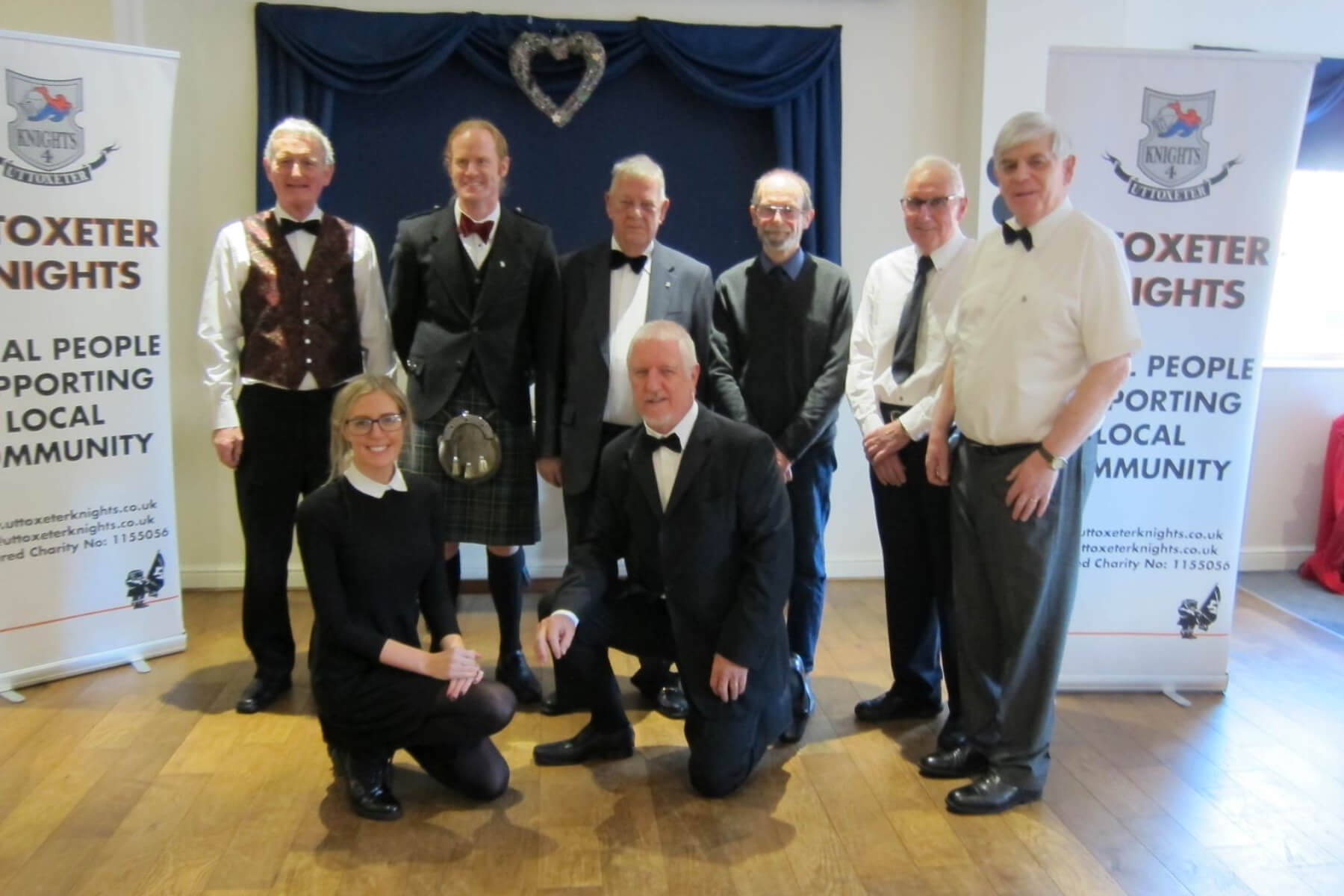 Uttoxeter Knights hosting their Christmas Lunch for the elderly-2