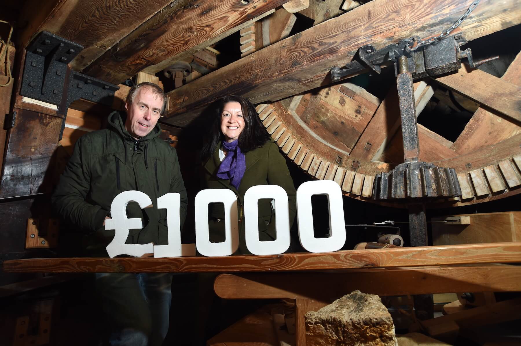 Jack and Jill Windmill Society celebrate the donation at the heart of its operations