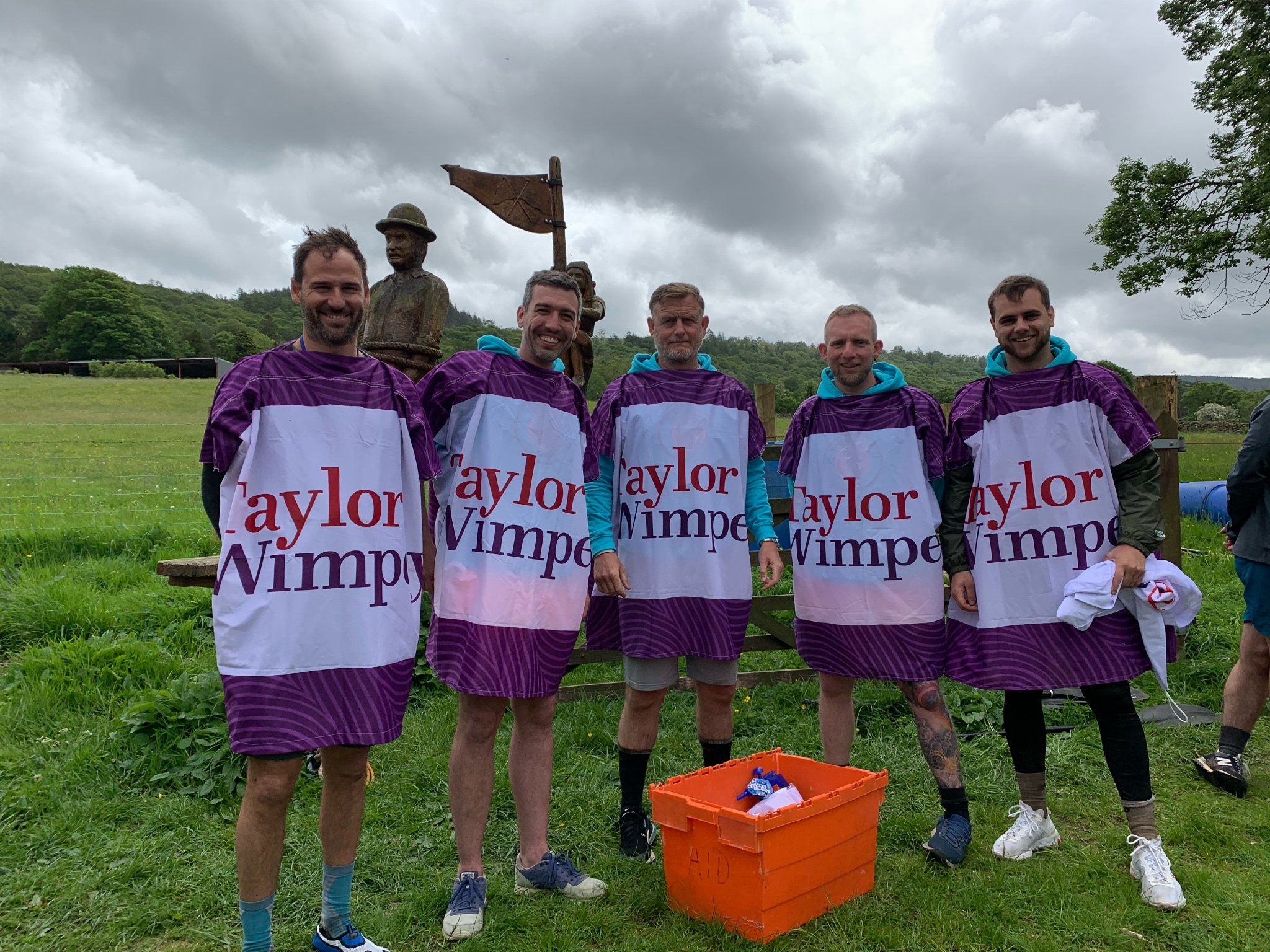 Taylor Wimpey employees at TW challenge