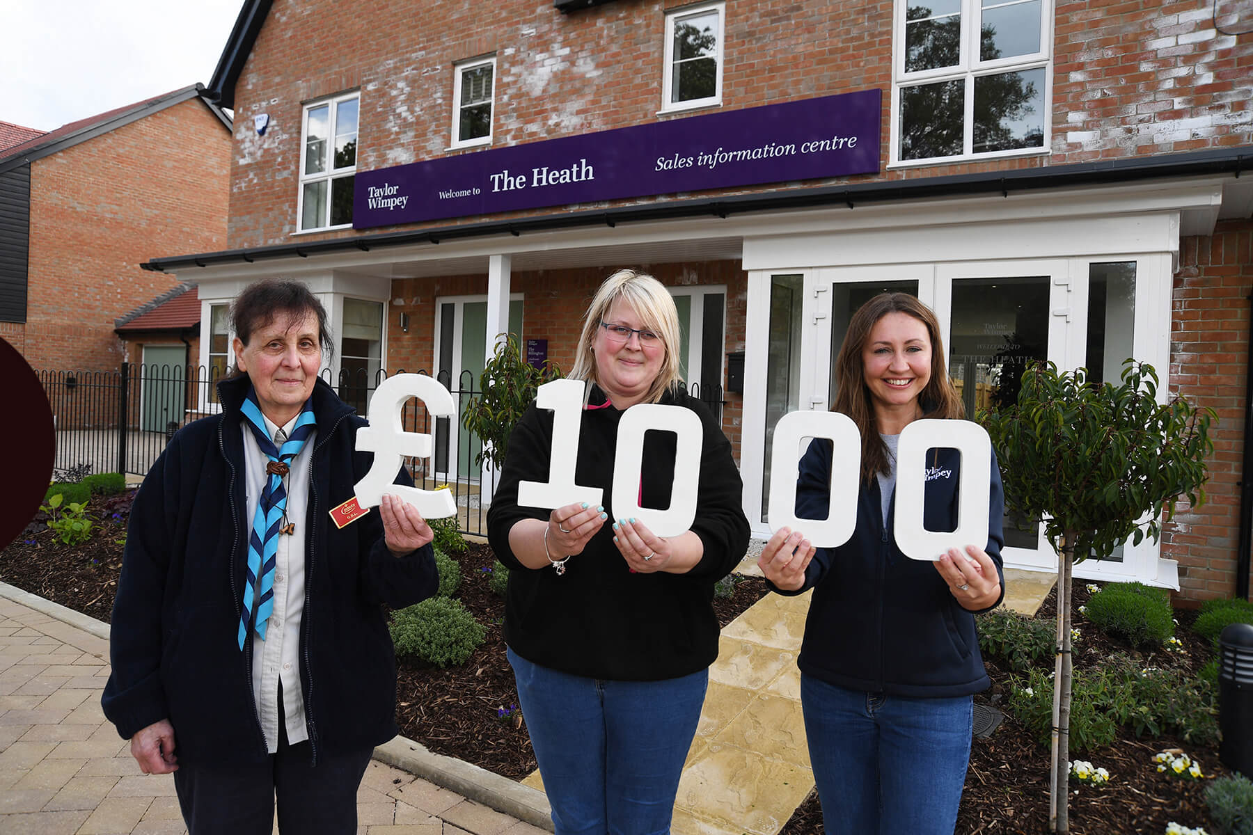 TW North Thames Codicote Scouts Donation The Heath Sales Office