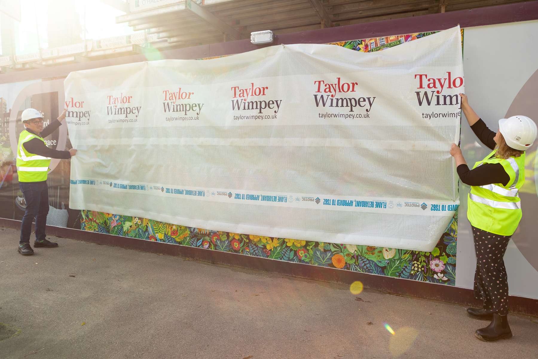 Coronation square - hoardings unveiling - 2 