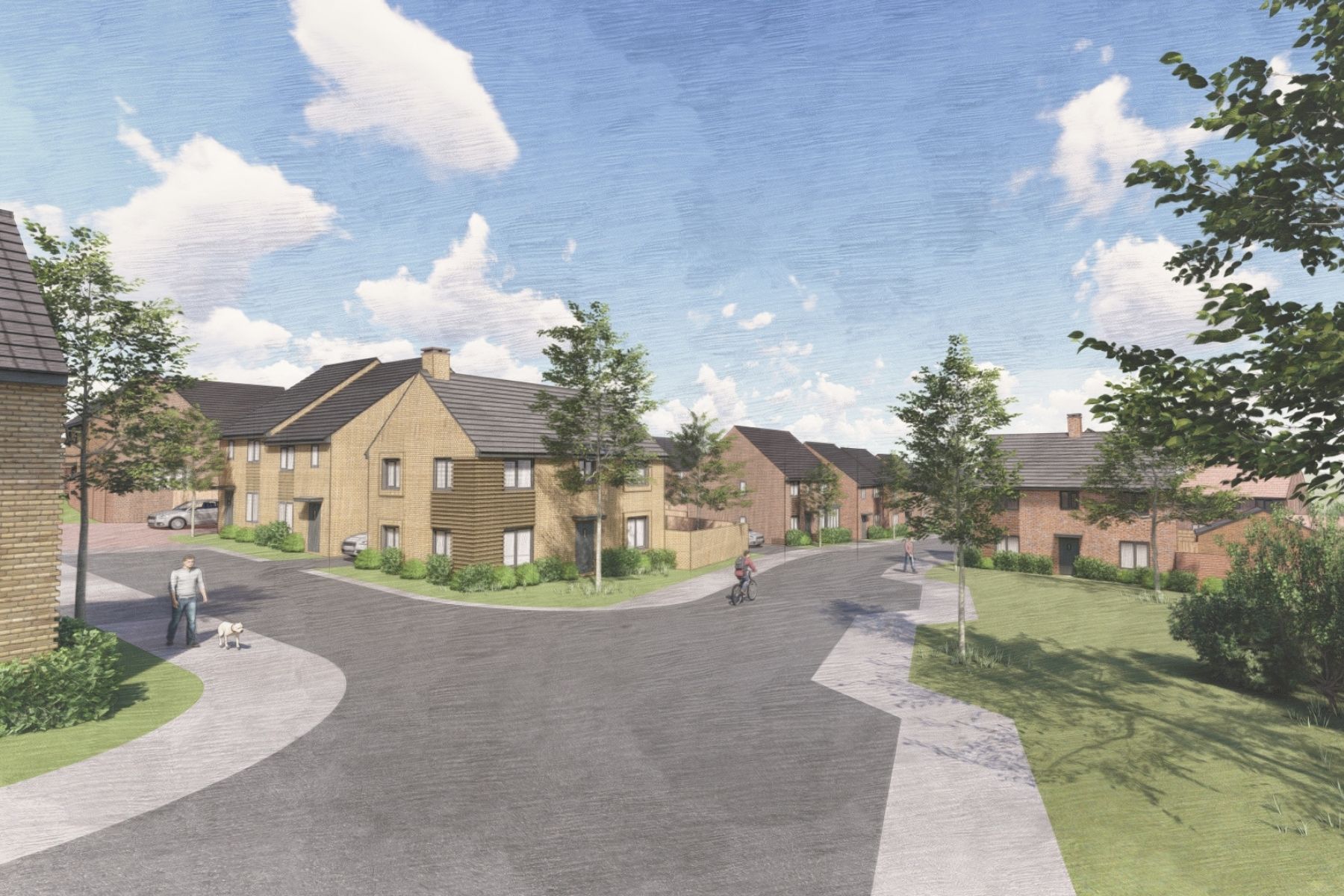 Artist's impression of what Culm Valley Park might look like
