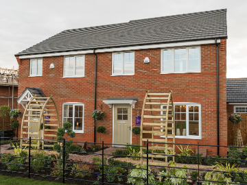 Two homes and gardens