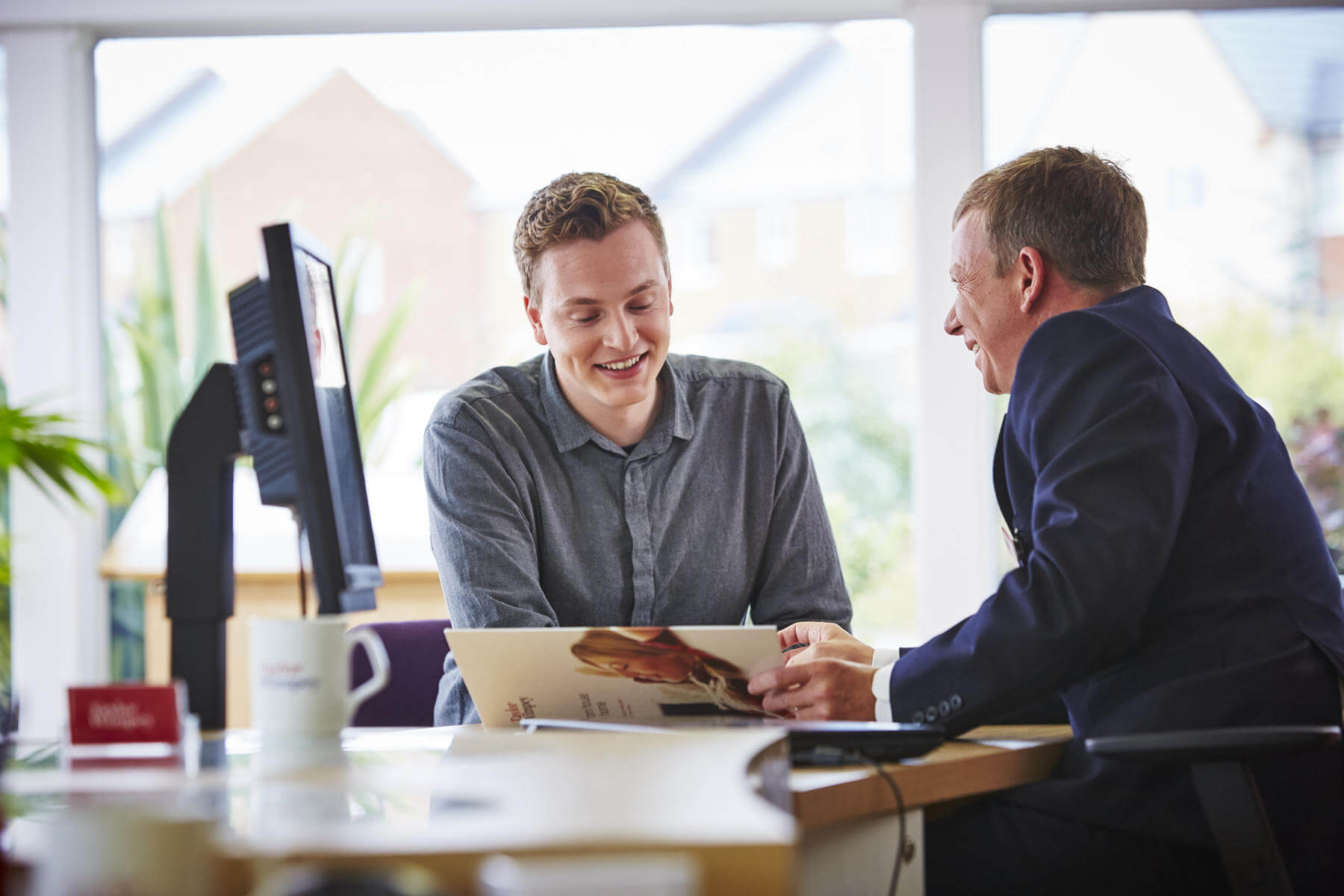 Man with sales executive