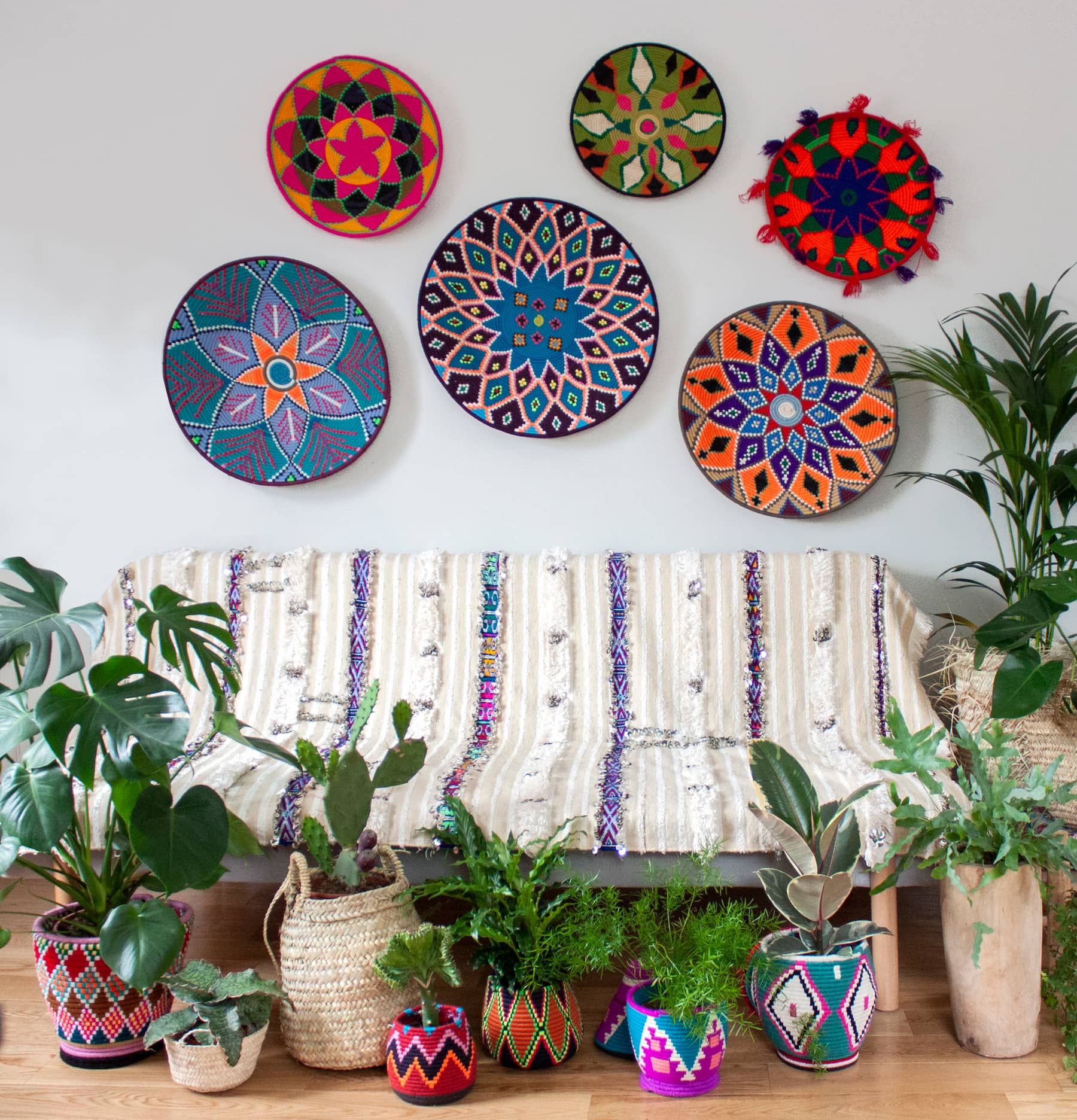 Moroccan wool pots