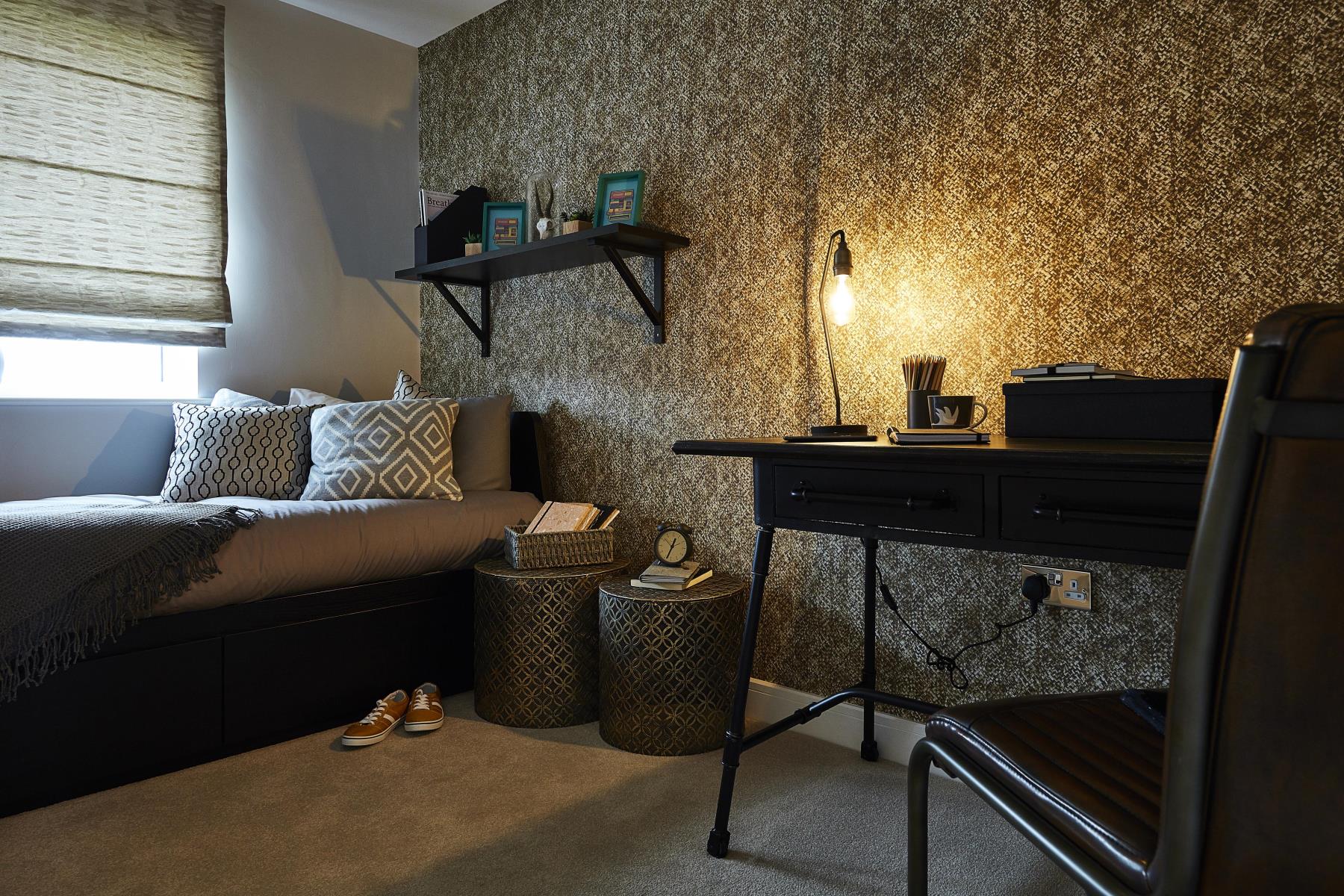 Home office and bedroom