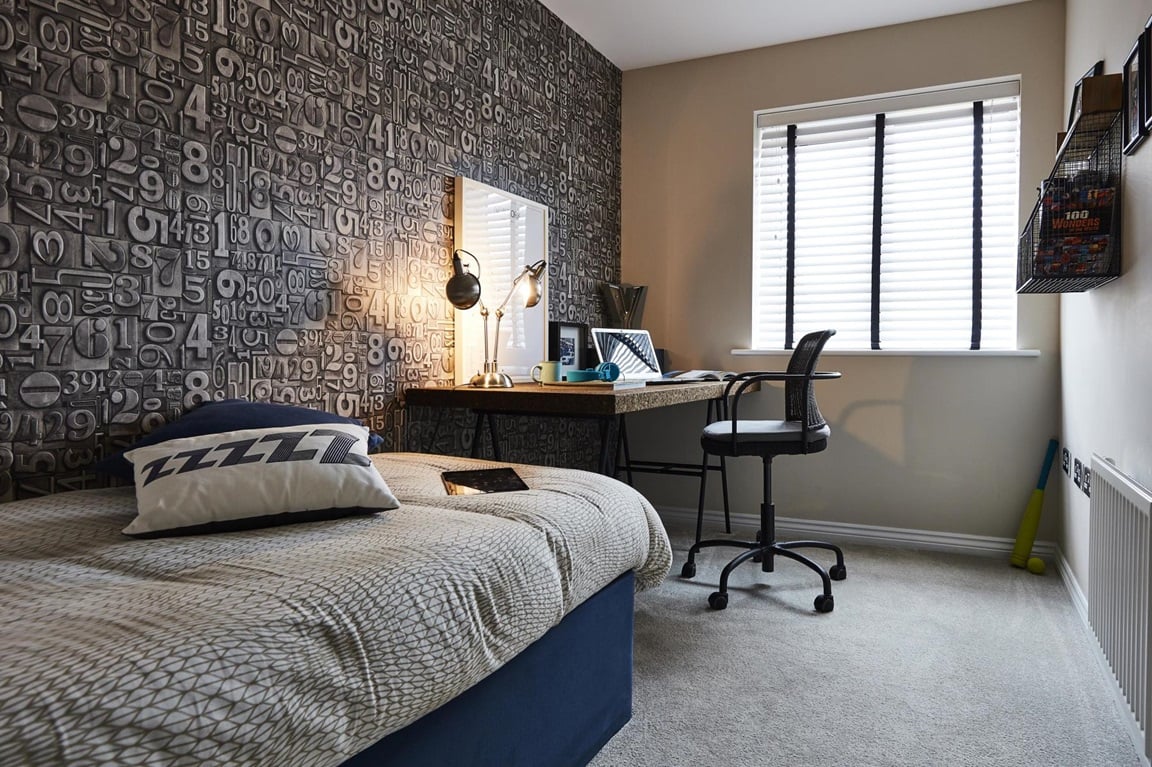 Home office and bedroom