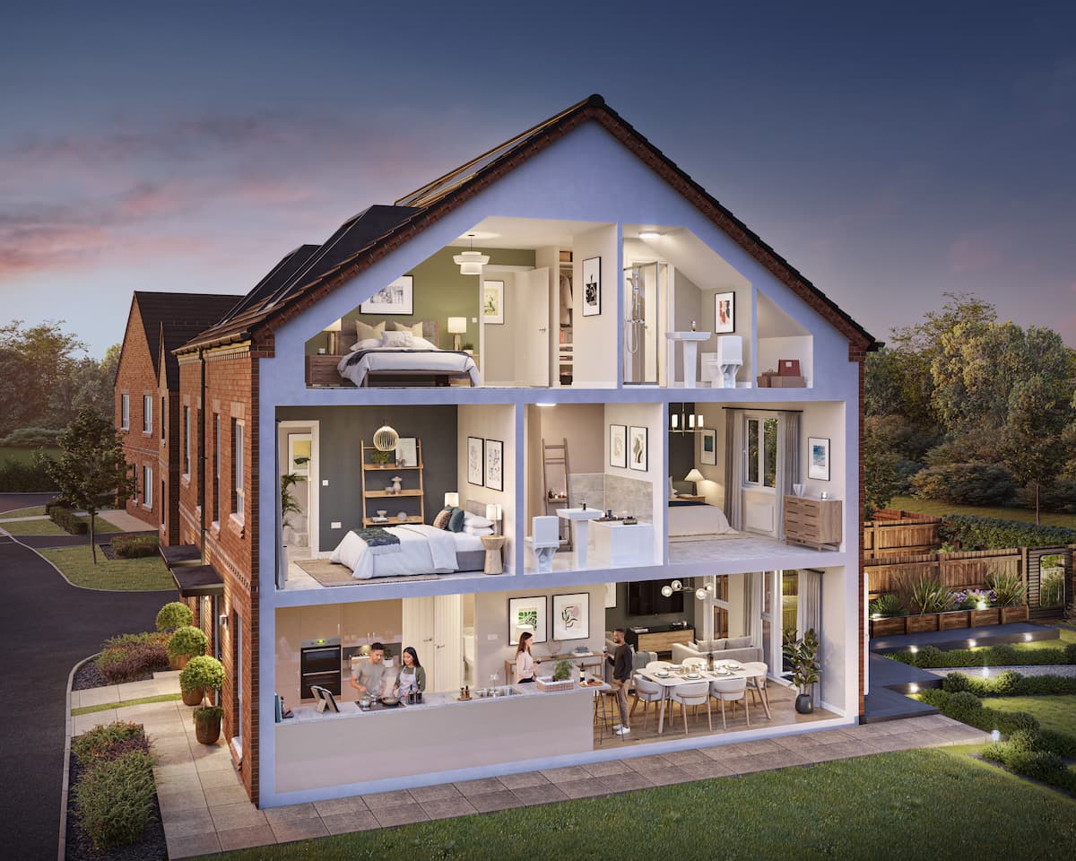 Taylor Wimpey three storey home