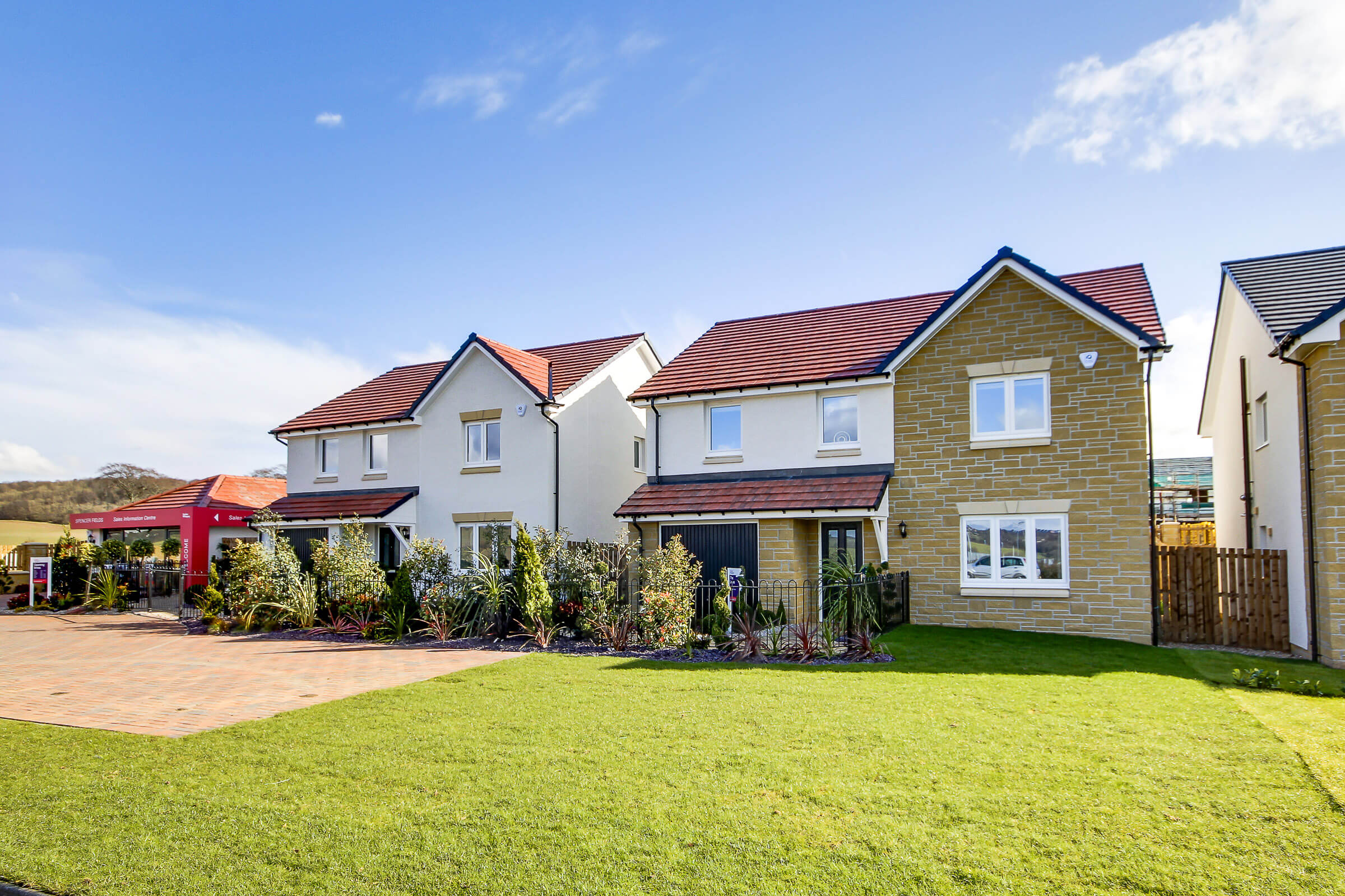 Show homes at Spencer Fields